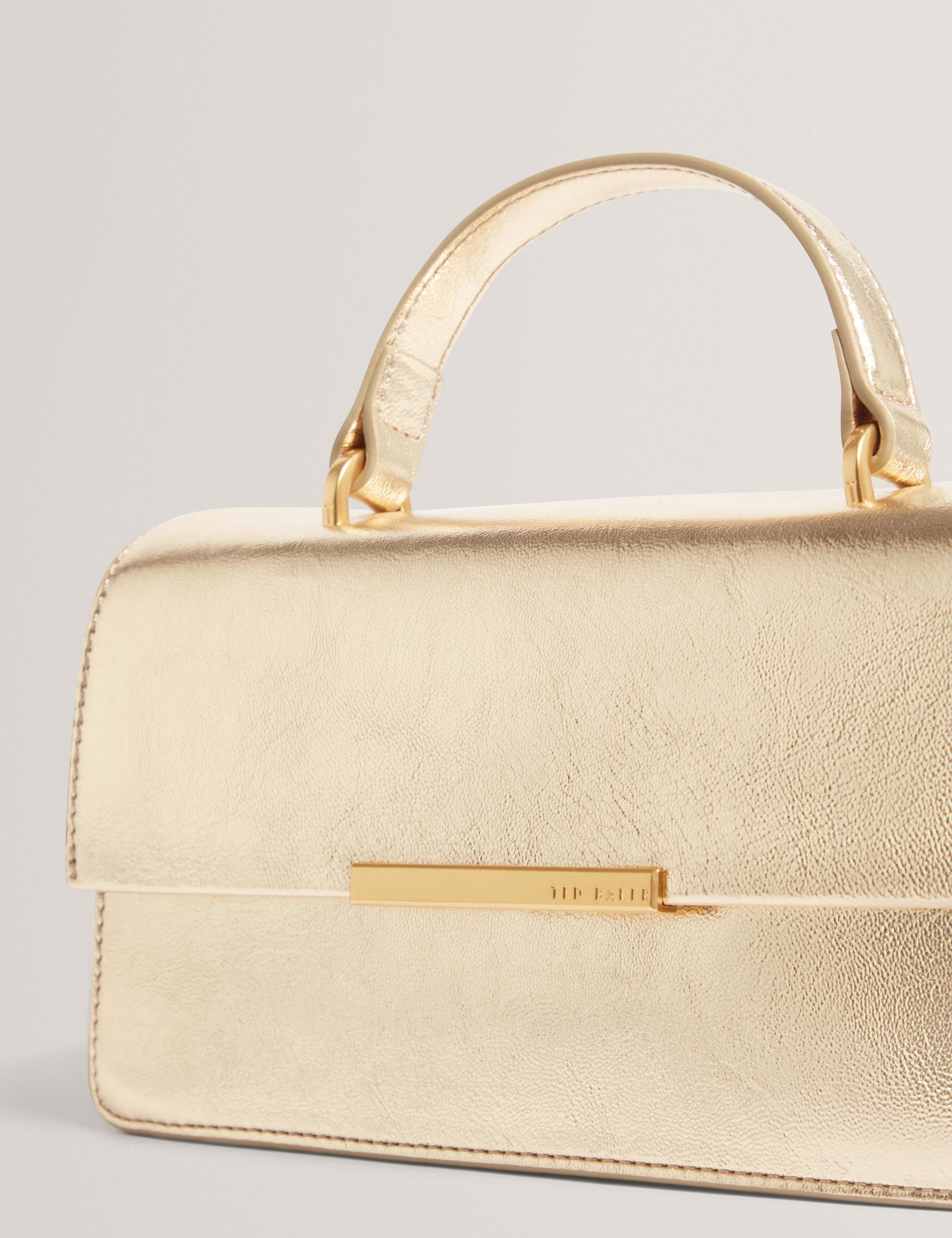 Metallic Elongated Cross Body Bag 3 of 5