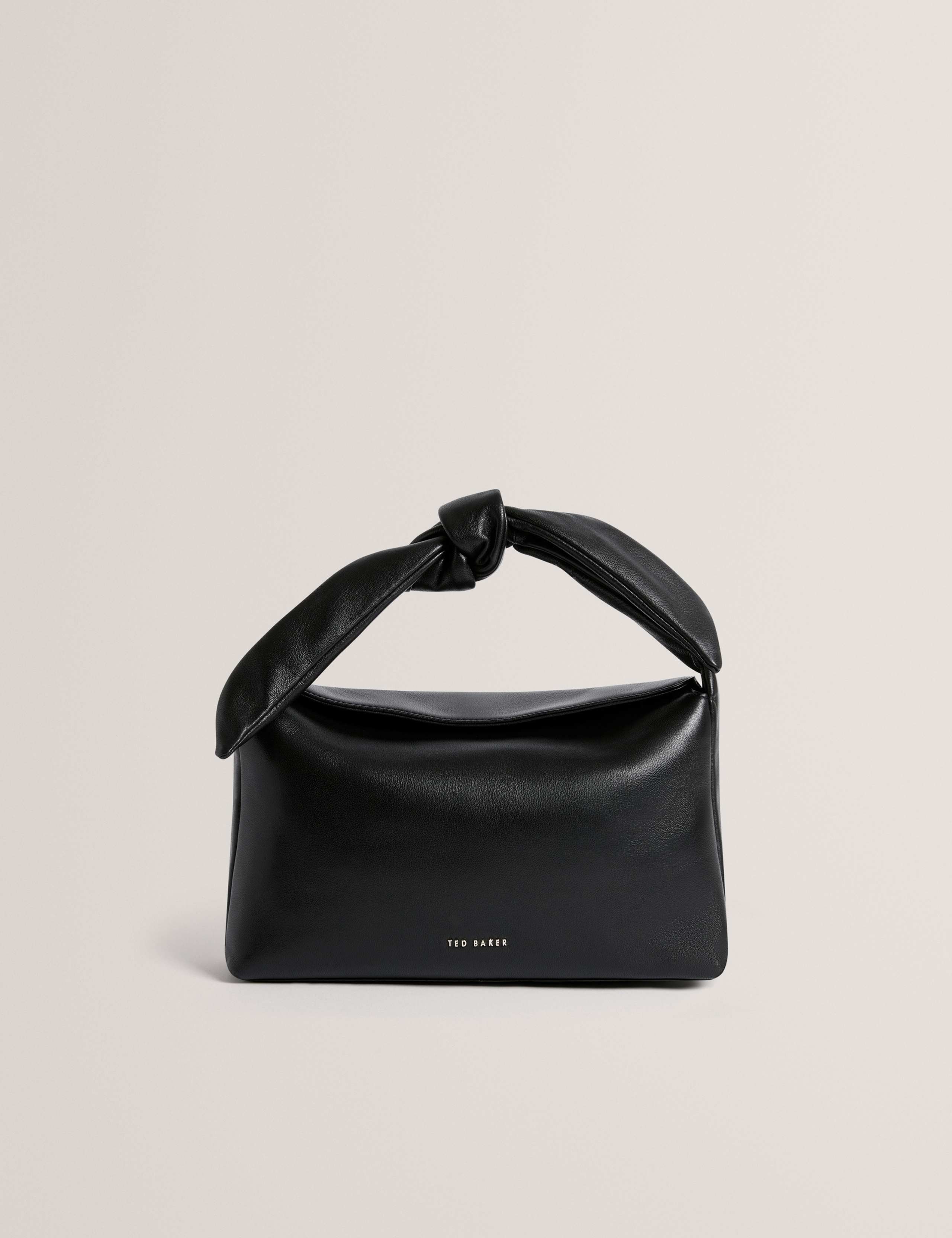 Leather Knot Handle Shoulder Bag 1 of 5