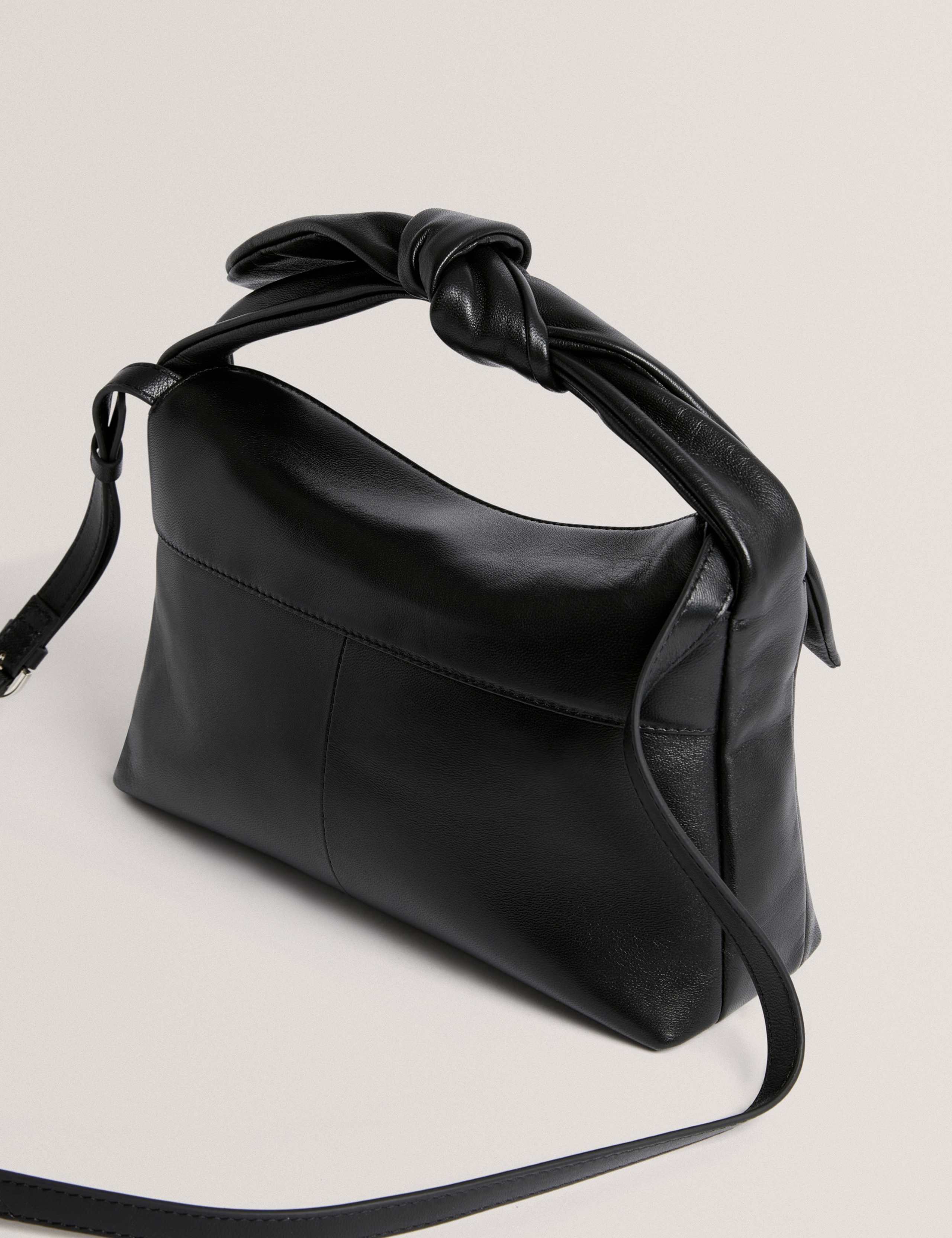 Leather Knot Handle Shoulder Bag 4 of 5