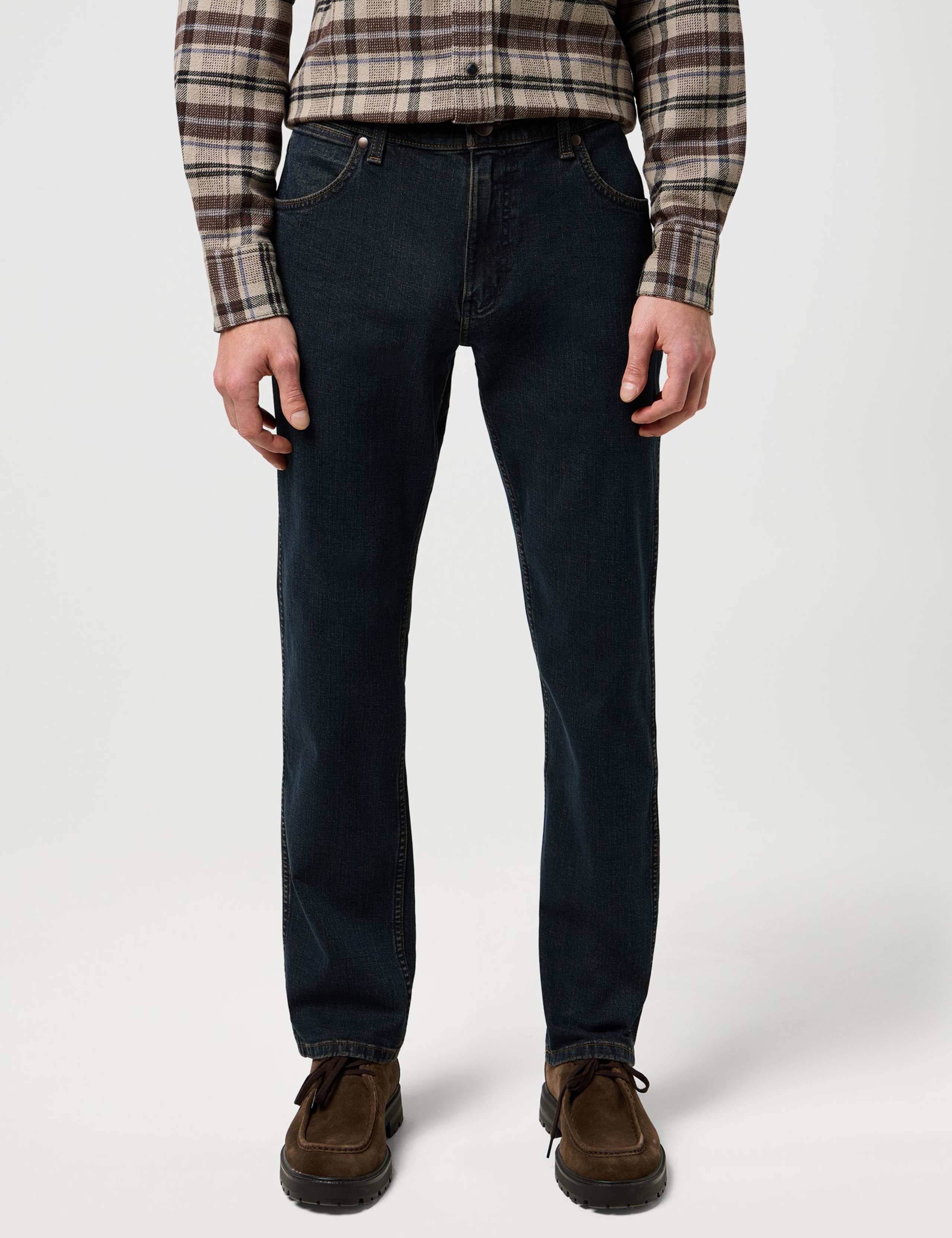 Greensboro Straight Fit Cotton Rich Jeans 1 of 6