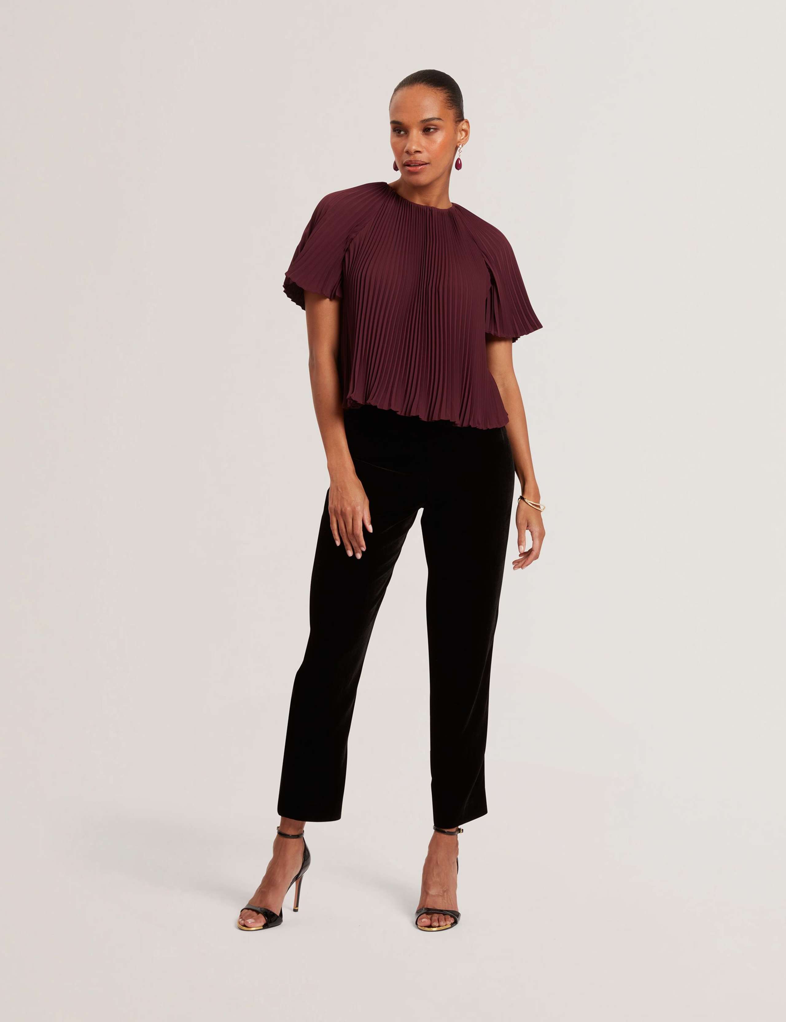 Crepe Pleated Top 2 of 4