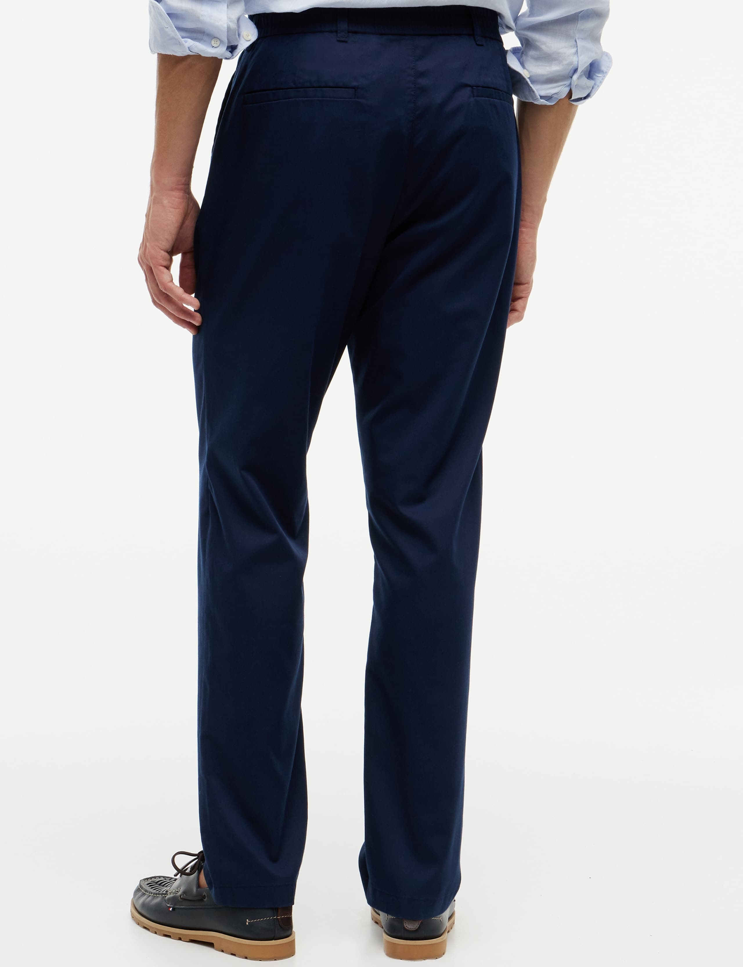 Dover Lyocell Rich Elasticated Waist Chinos 4 of 5