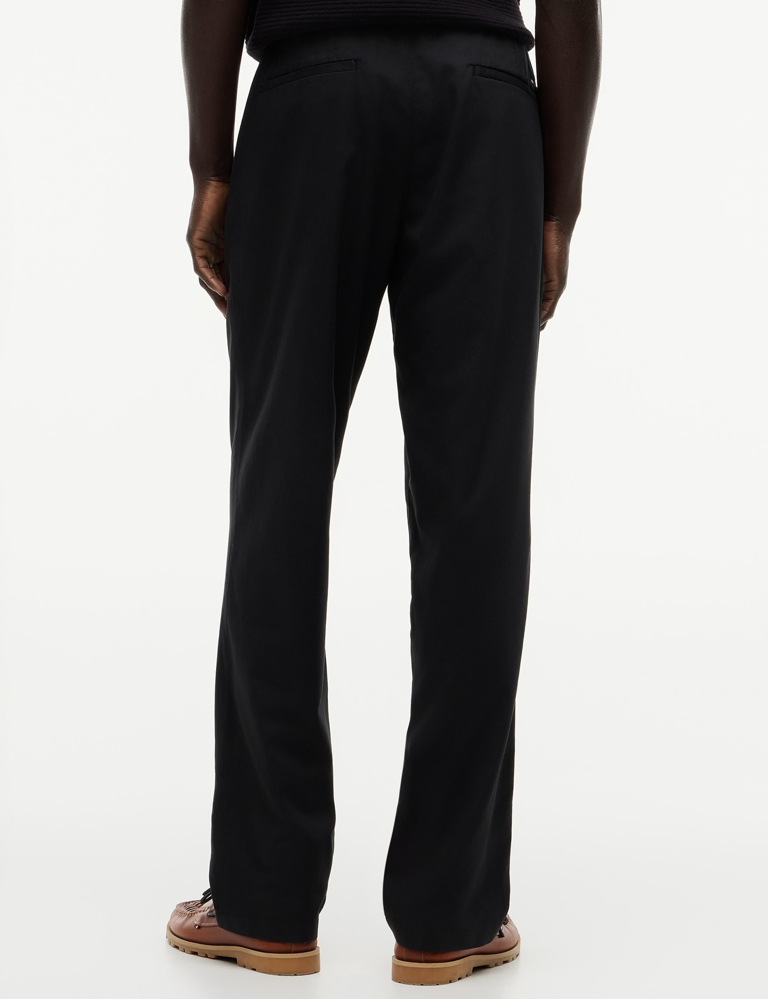 Dover Lyocell Rich Elasticated Waist Chinos 4 of 5