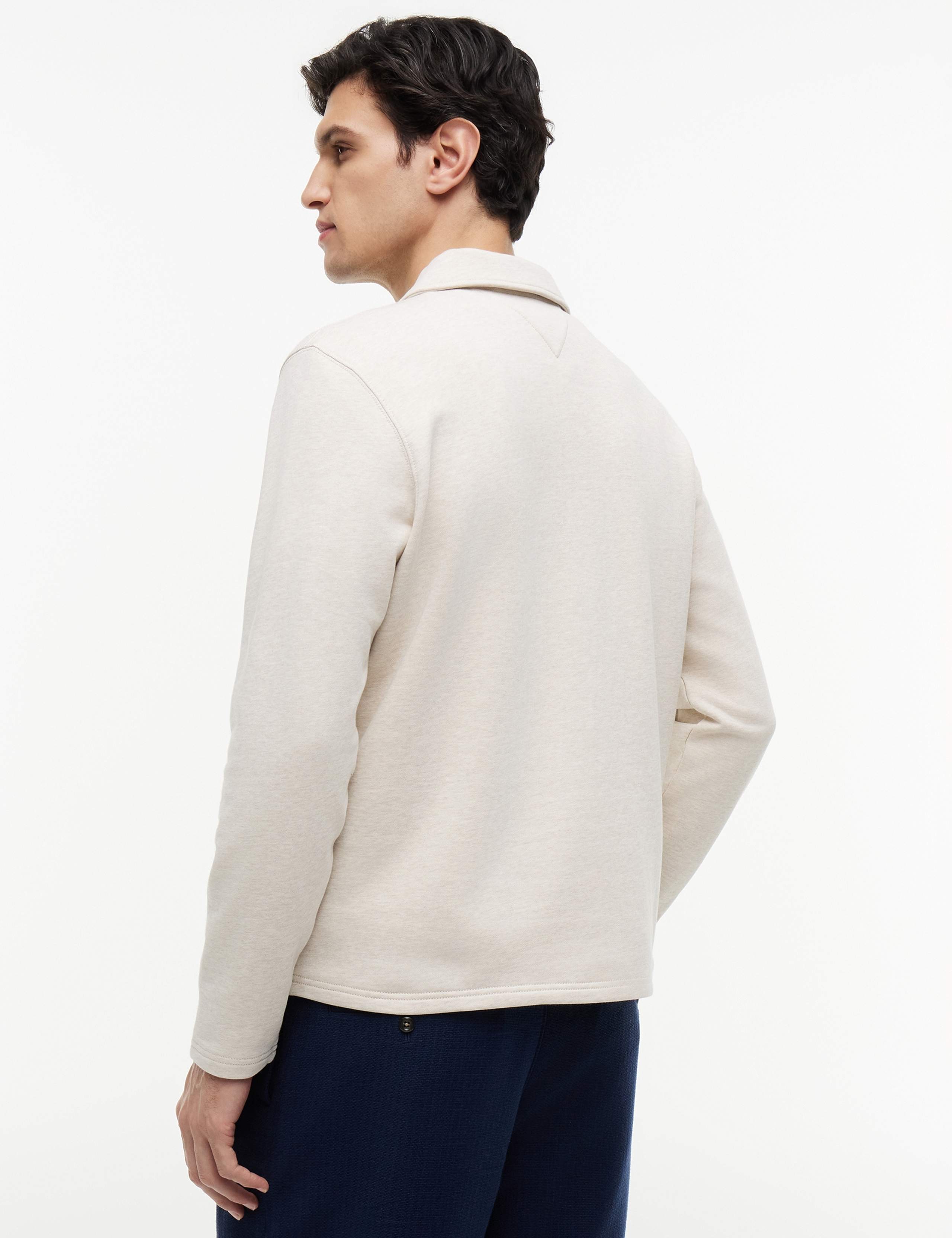 Essential Pure Cotton Half Zip Sweatshirt 5 of 5