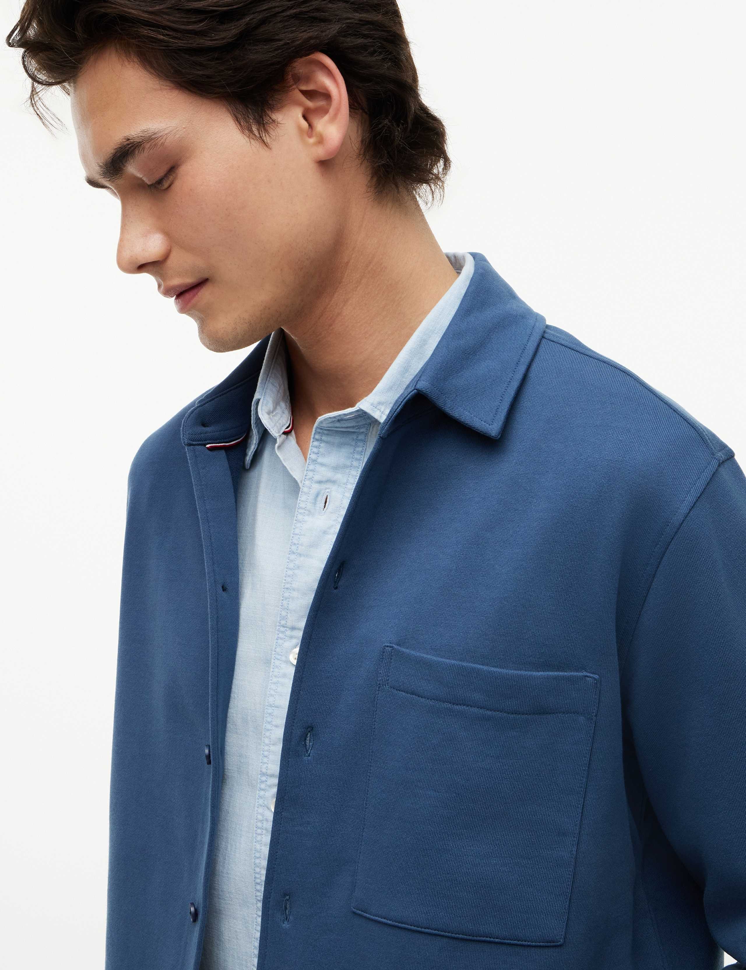 Essential Pure Cotton Terry Overshirt 4 of 5