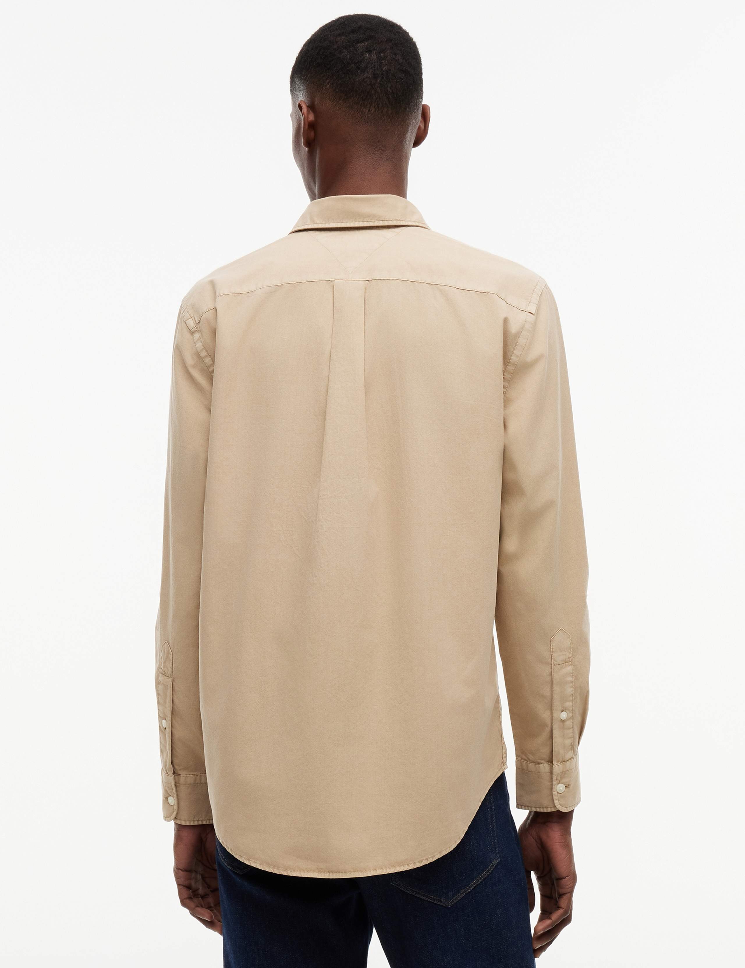 Regular Fit Pure Cotton Garment Dye Shirt 4 of 5