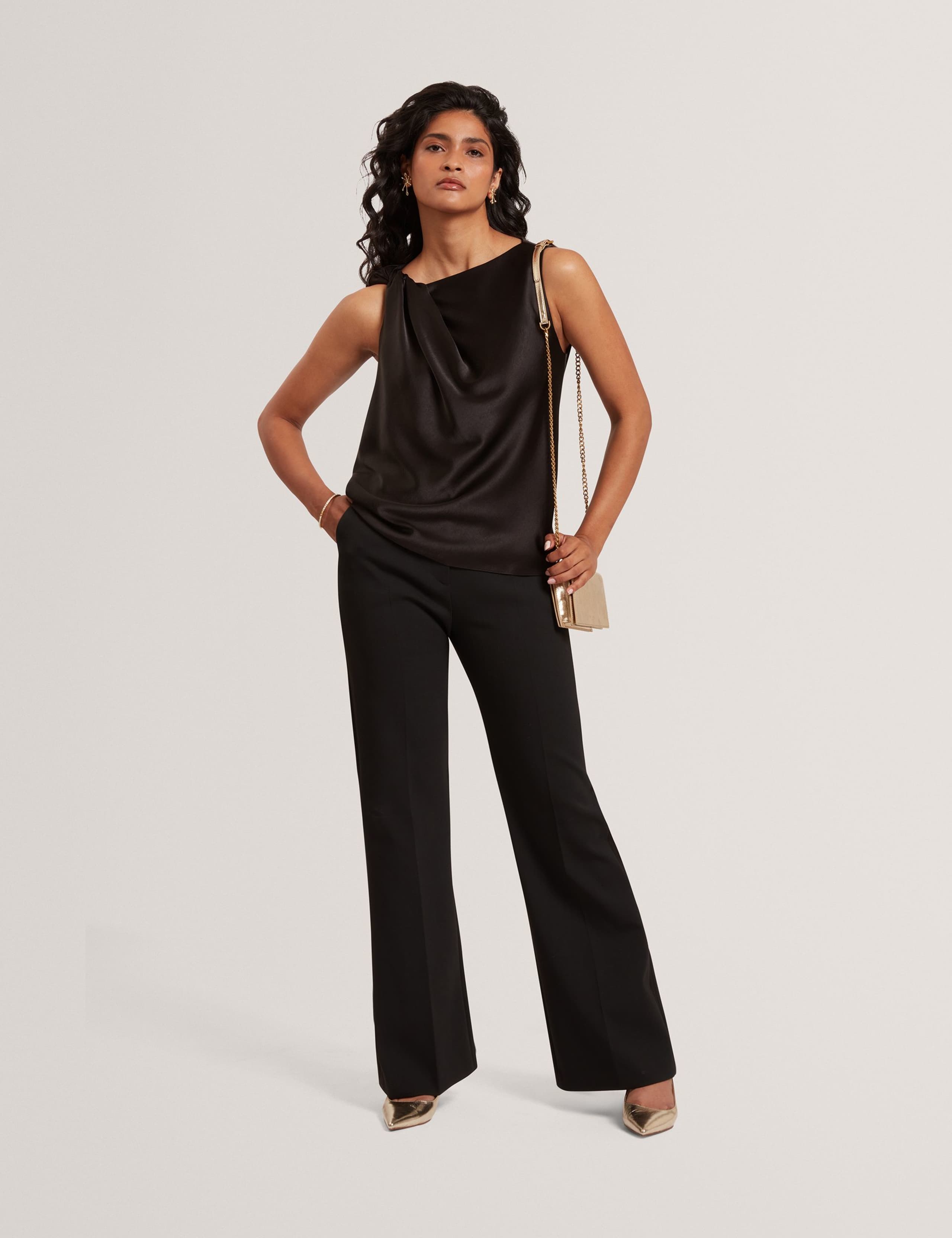 Satin Twist Detail Top 2 of 4