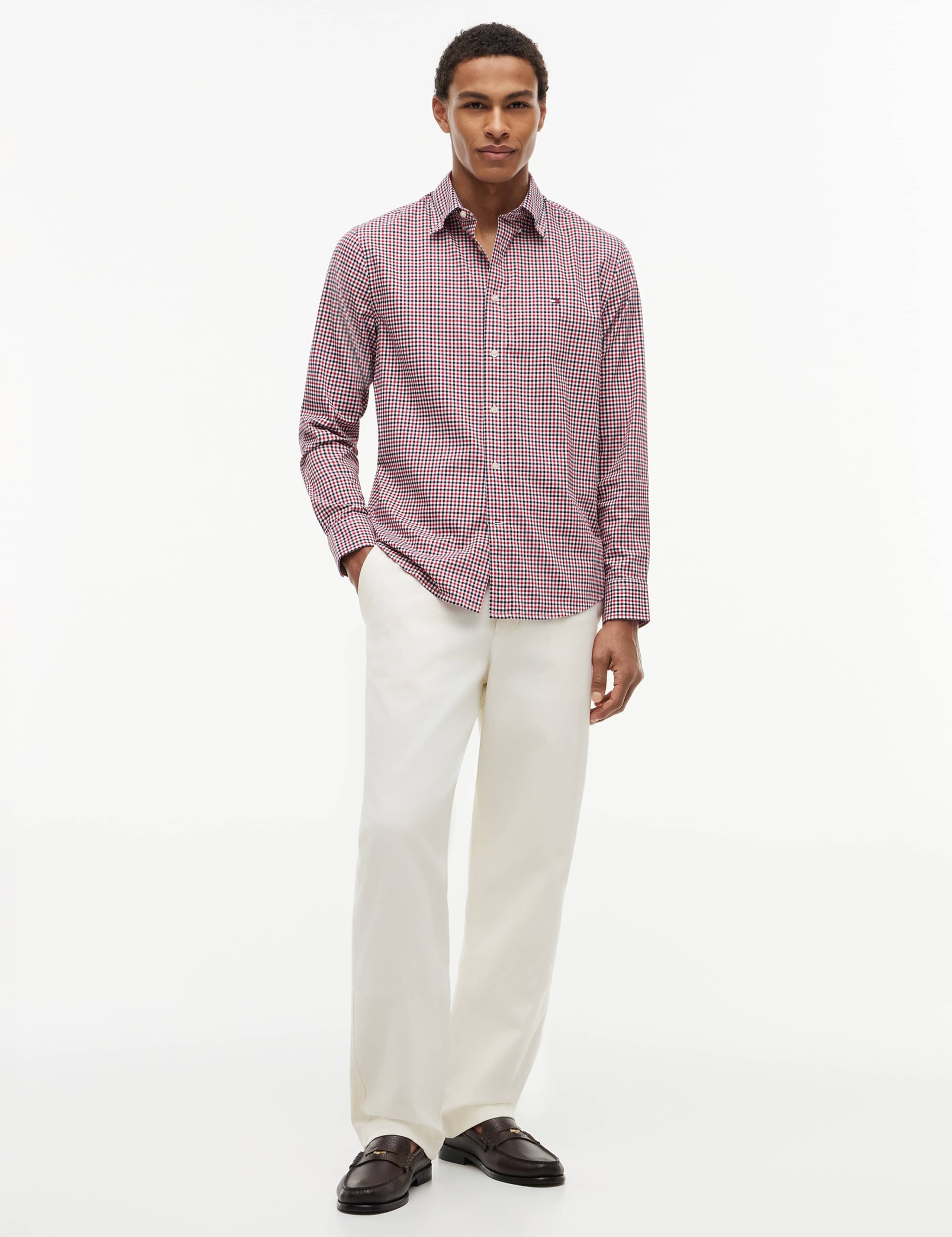Regular Fit Pure Cotton Gingham Check Shirt 3 of 5