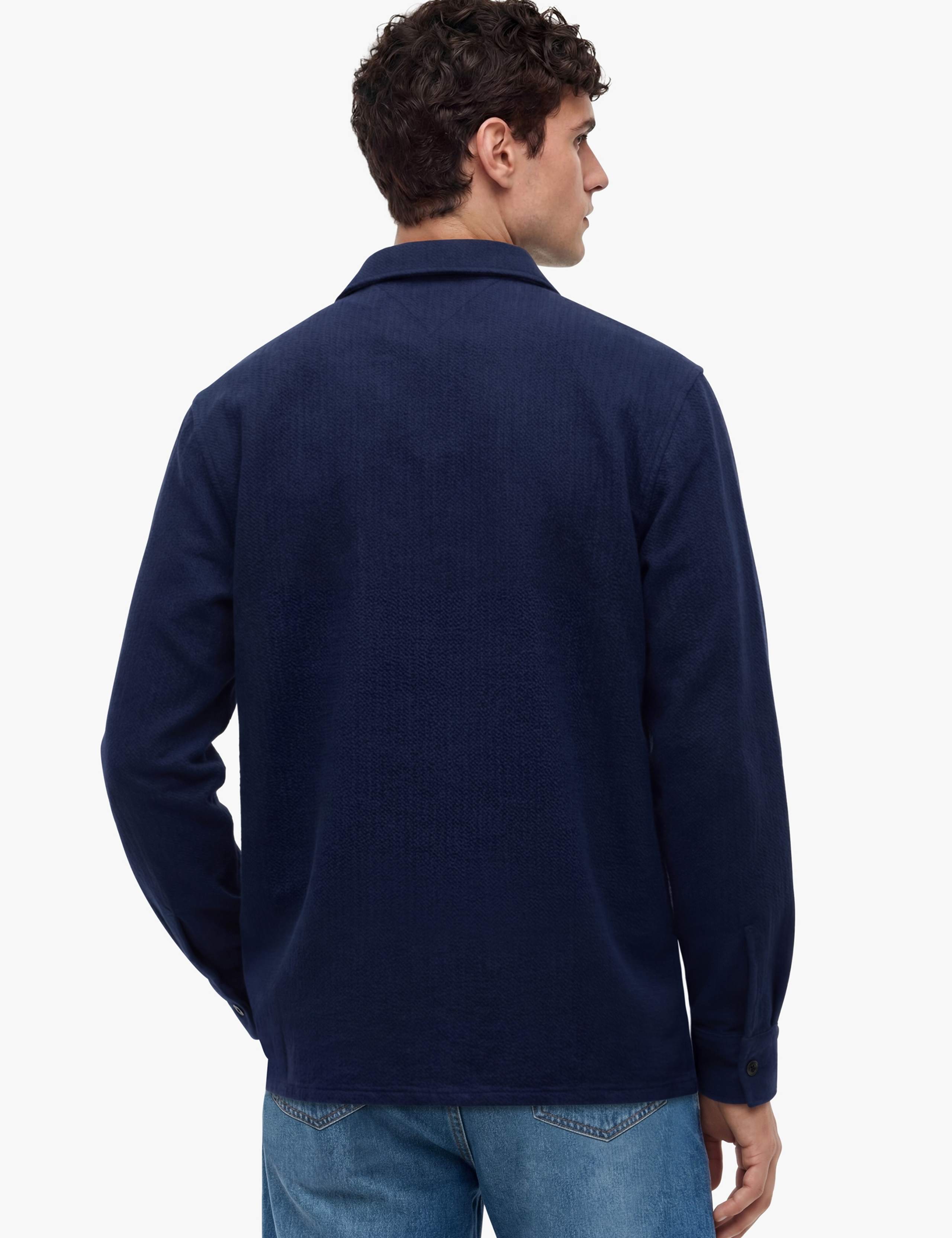 Regular Fit Cotton Rich Overshirt 5 of 5