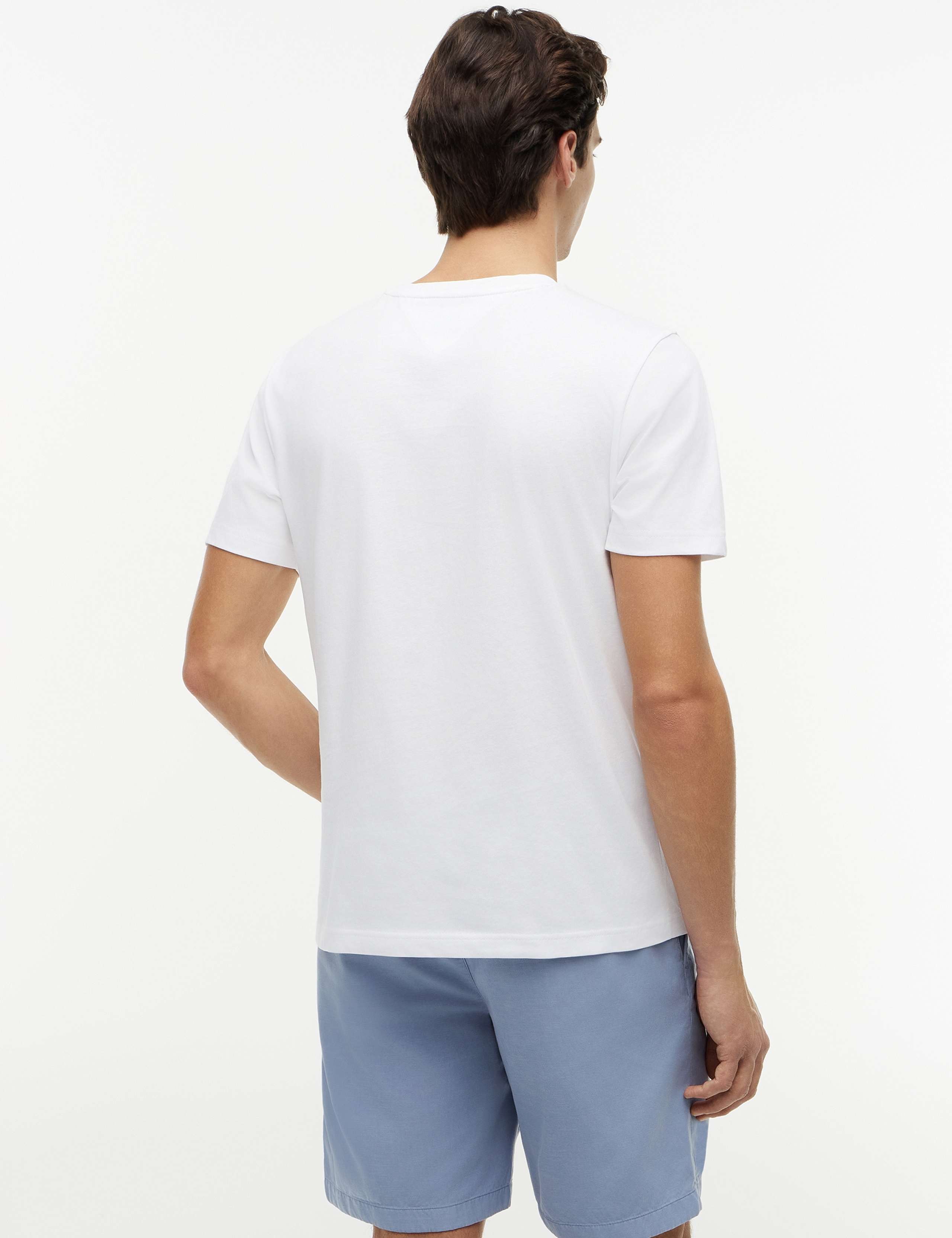 Pure Cotton Script Flag Crew Neck T-Shirt 5 of 5