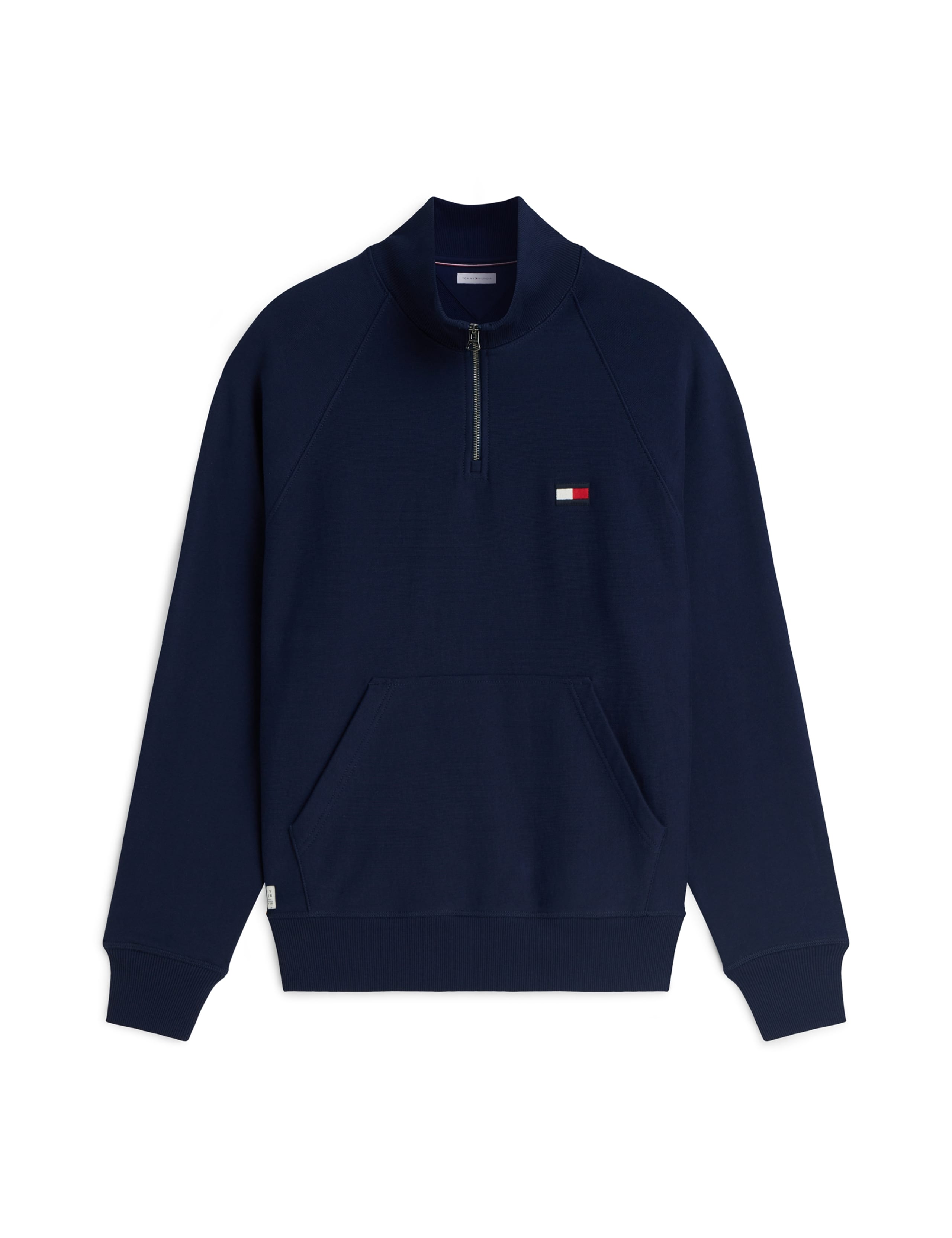 Elevated Pure Cotton Half Zip Sweatshirt 2 of 5