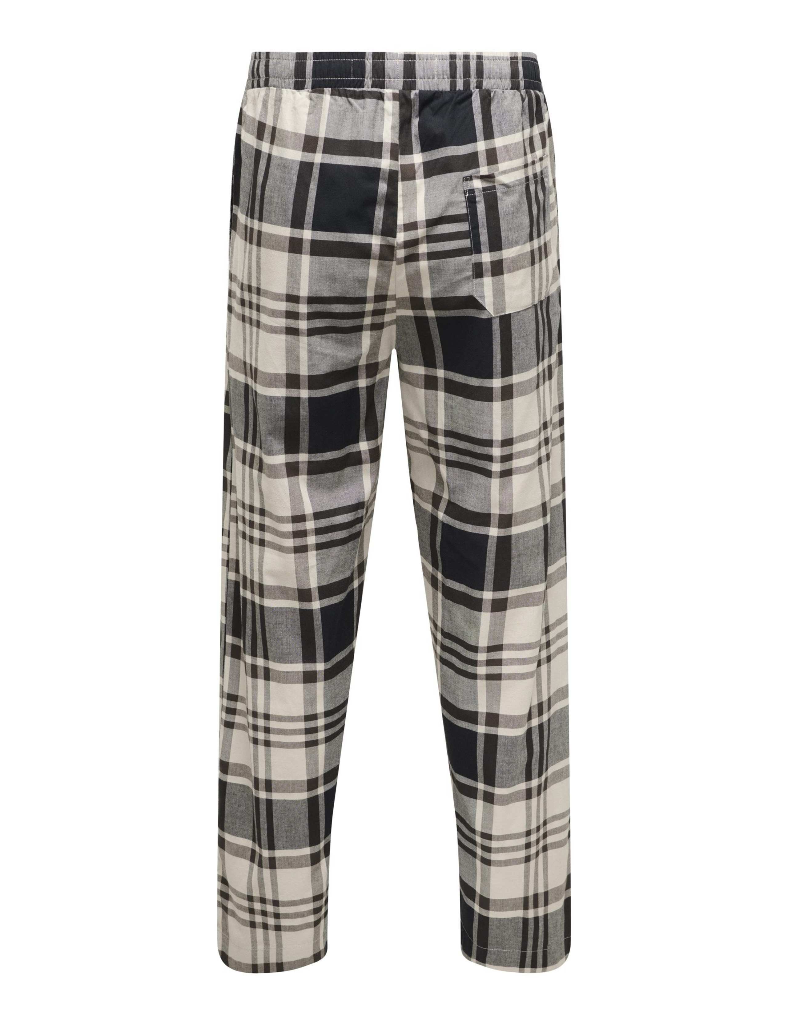 Pure Cotton Checked Pyjama Bottoms 2 of 2