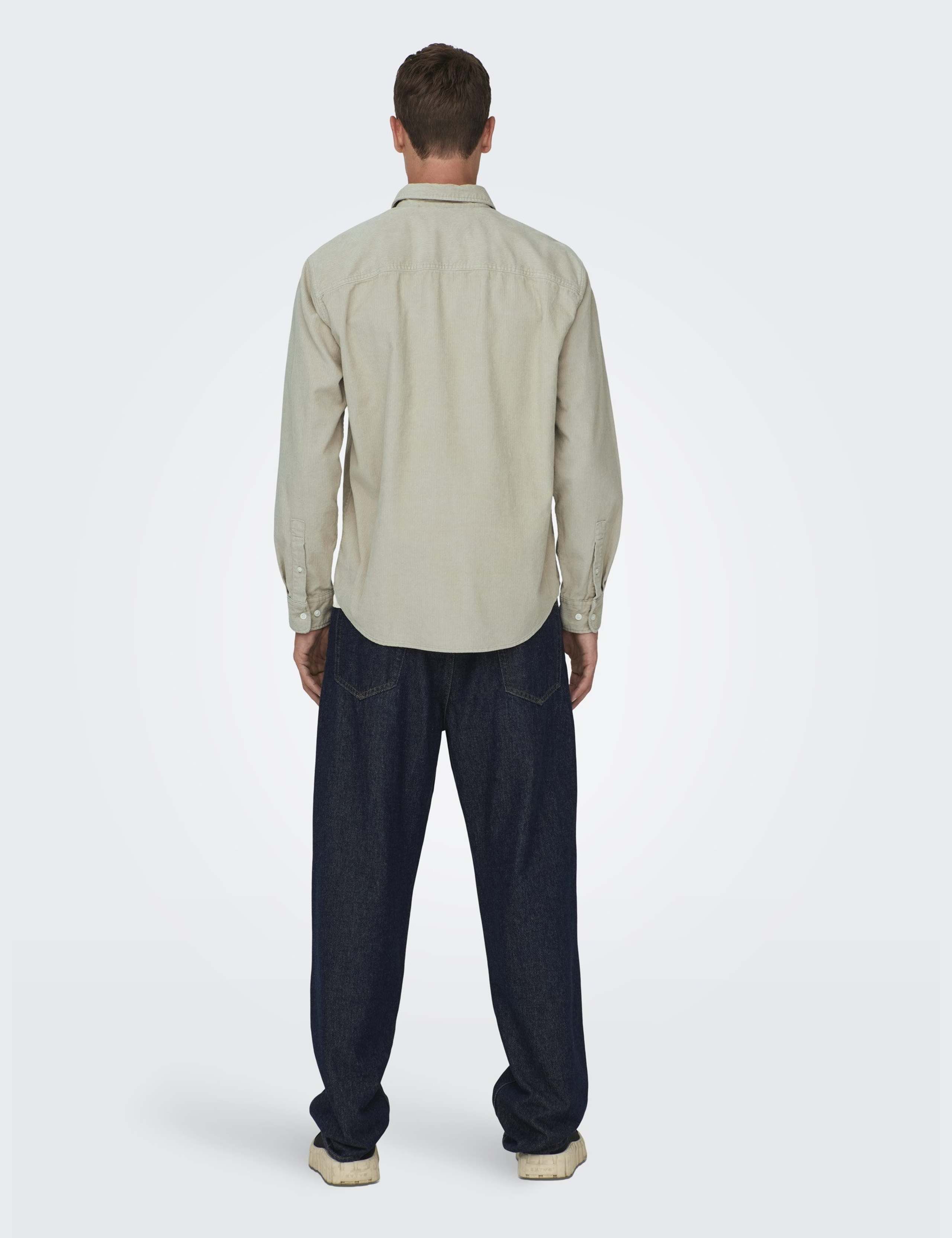 Regular Fit Pure Cotton Corduroy Shirt 4 of 7