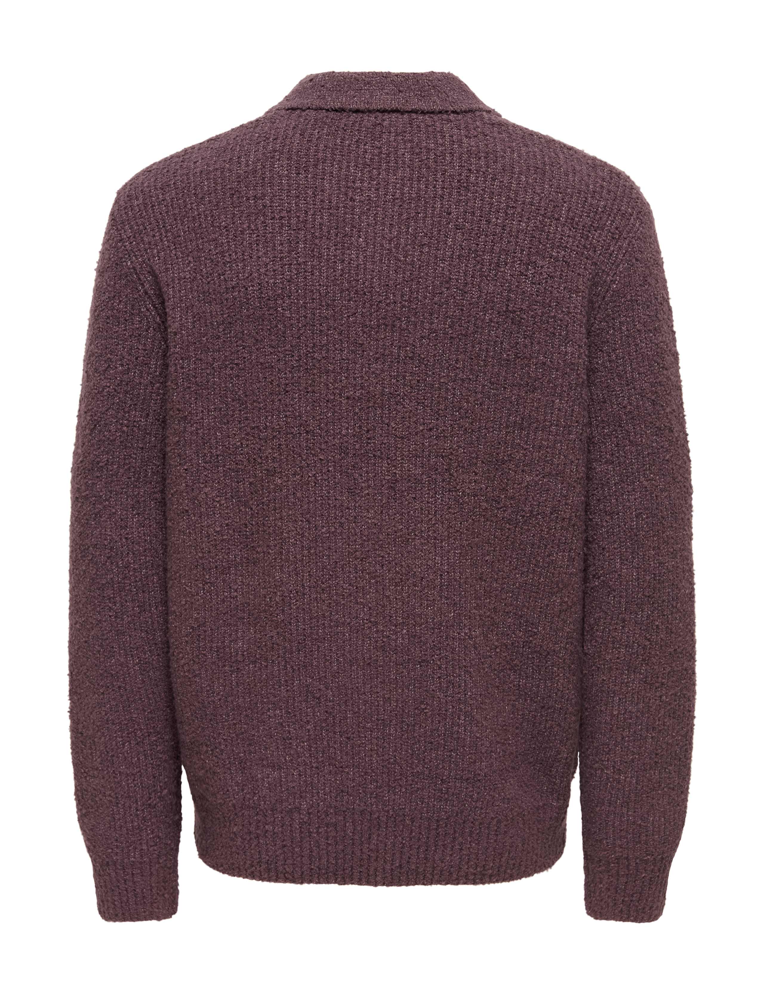 Cotton Rich Knitted Long Sleeve Polo Shirt 7 of 7