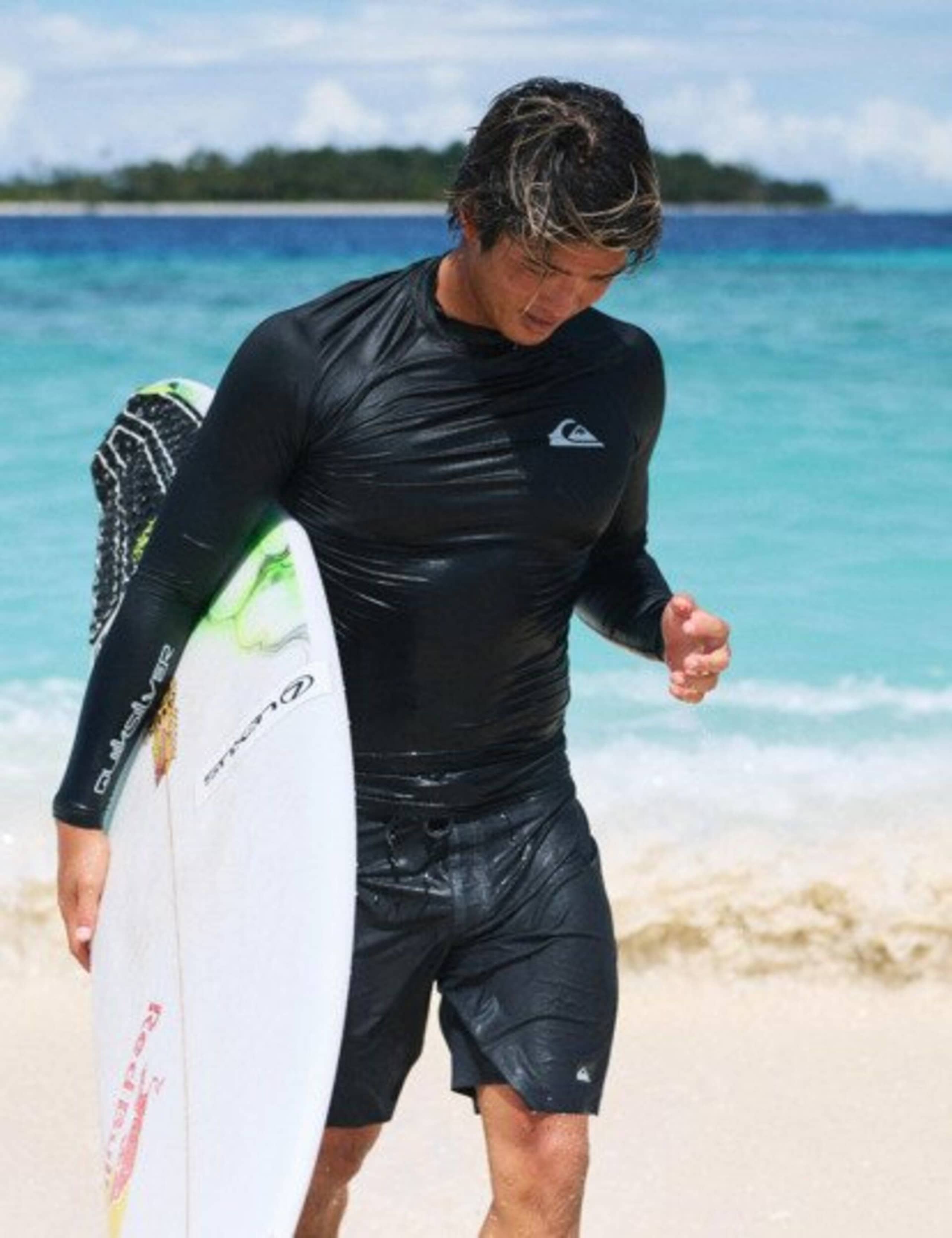 Sun Protection Crew Neck Surf Top 1 of 4