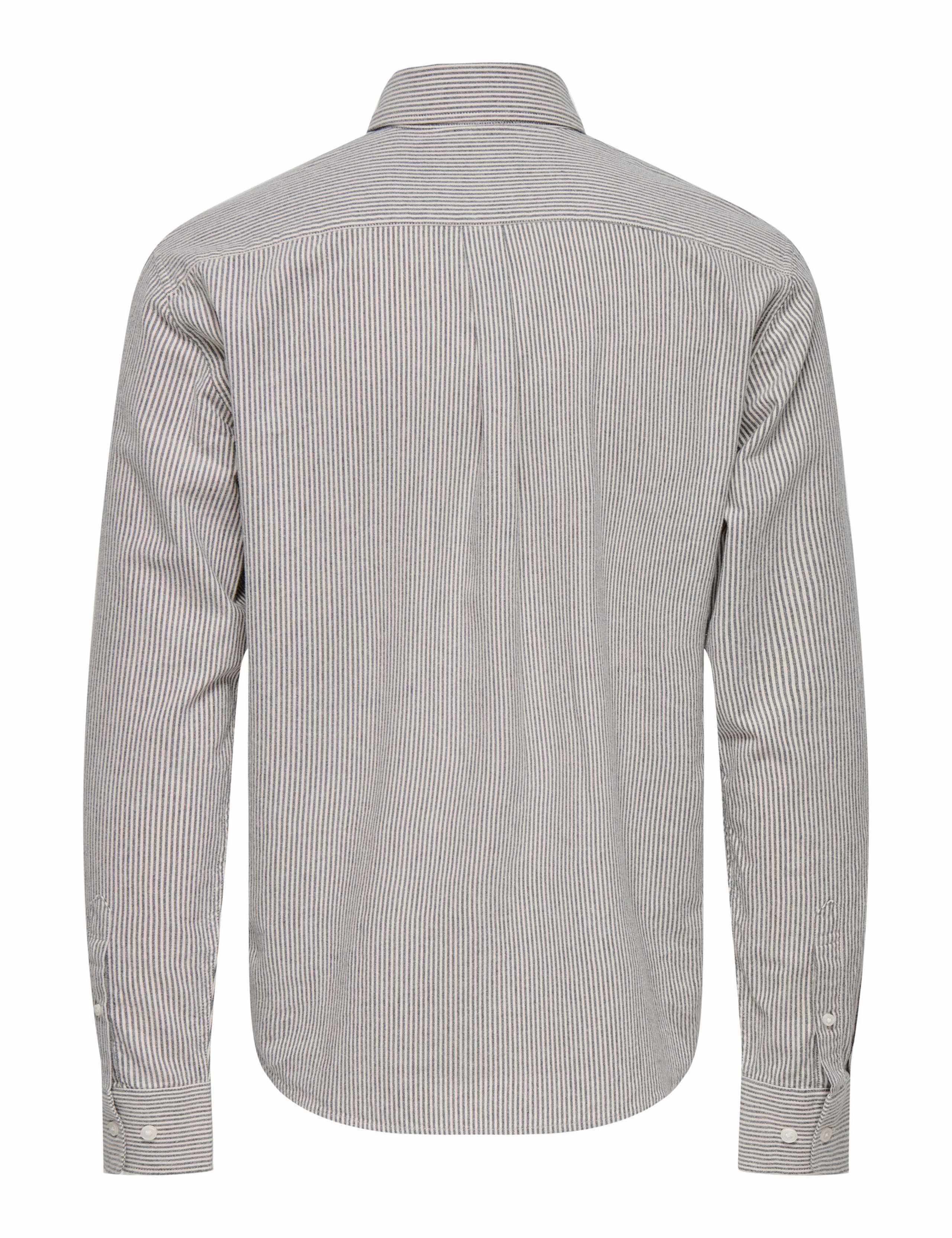 Regular Fit Easy Iron Pure Cotton Striped Shirt 2 of 2