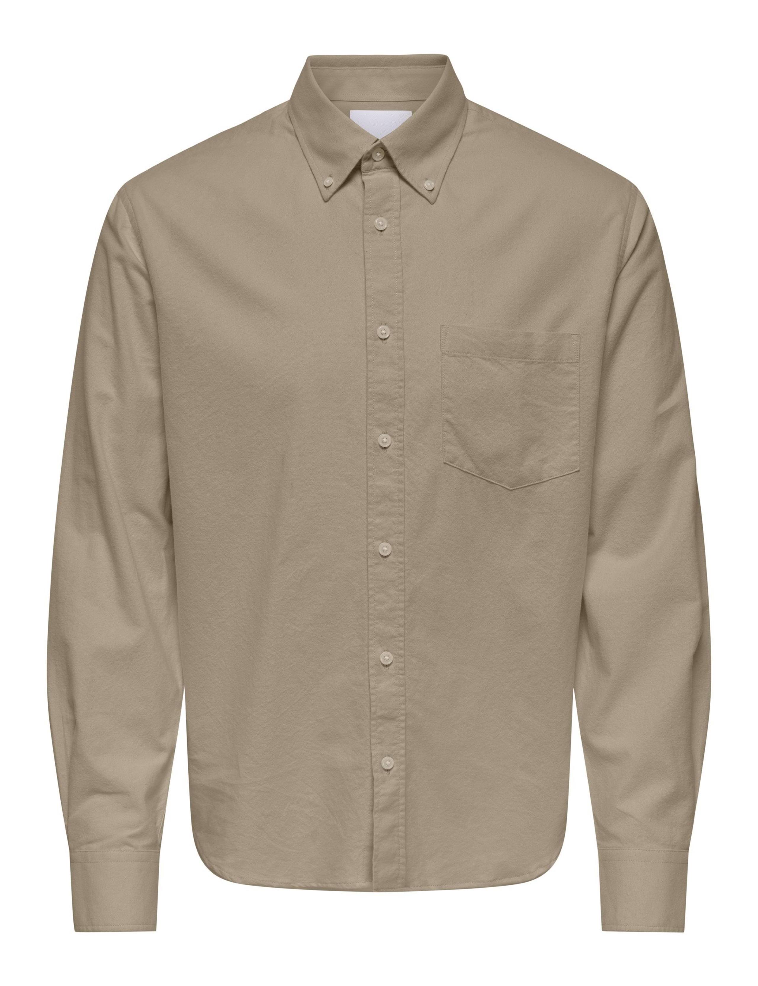 Regular Fit Easy Iron Pure Cotton Striped Shirt 1 of 2