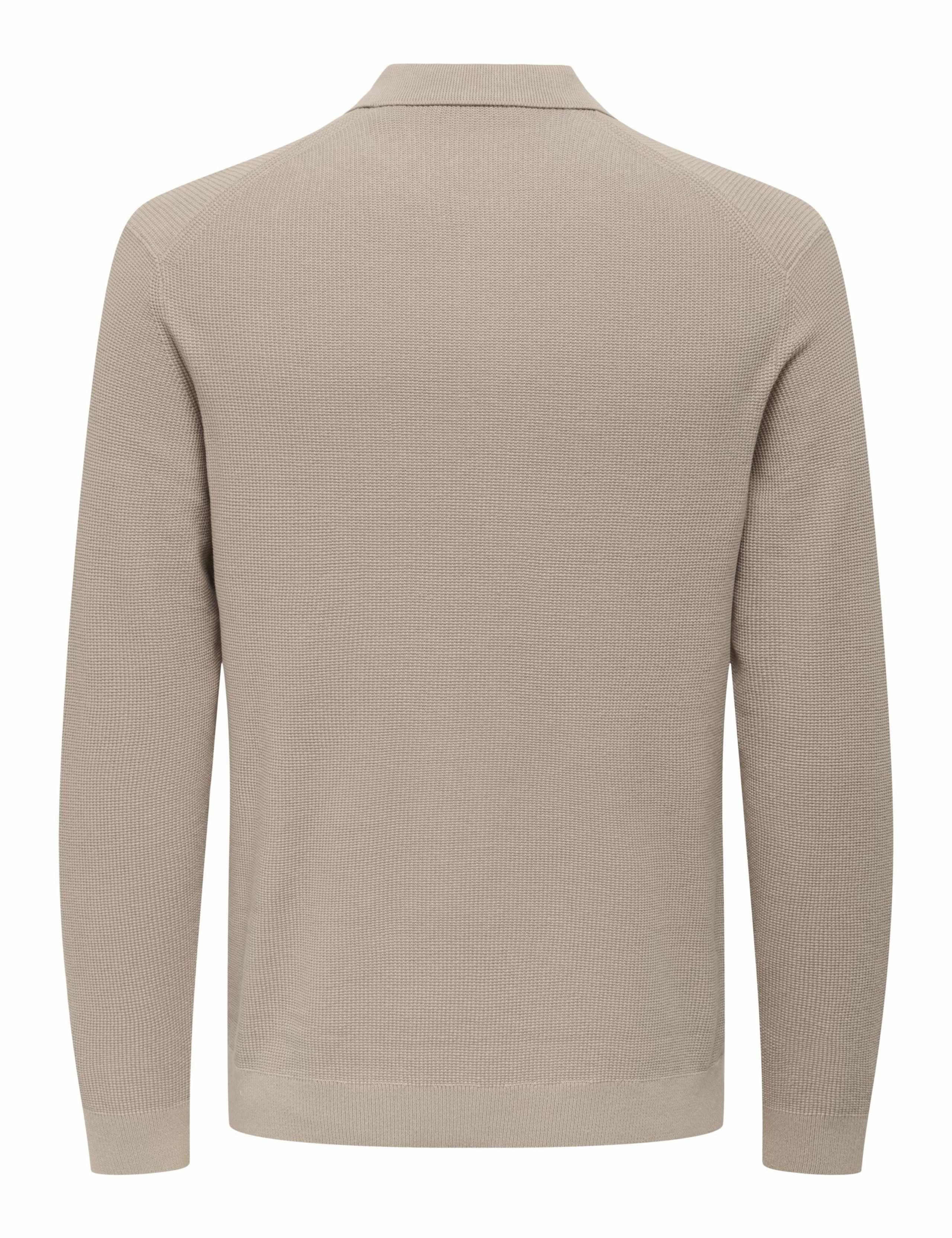 Pure Cotton Waffle Knitted Polo Shirt 2 of 2