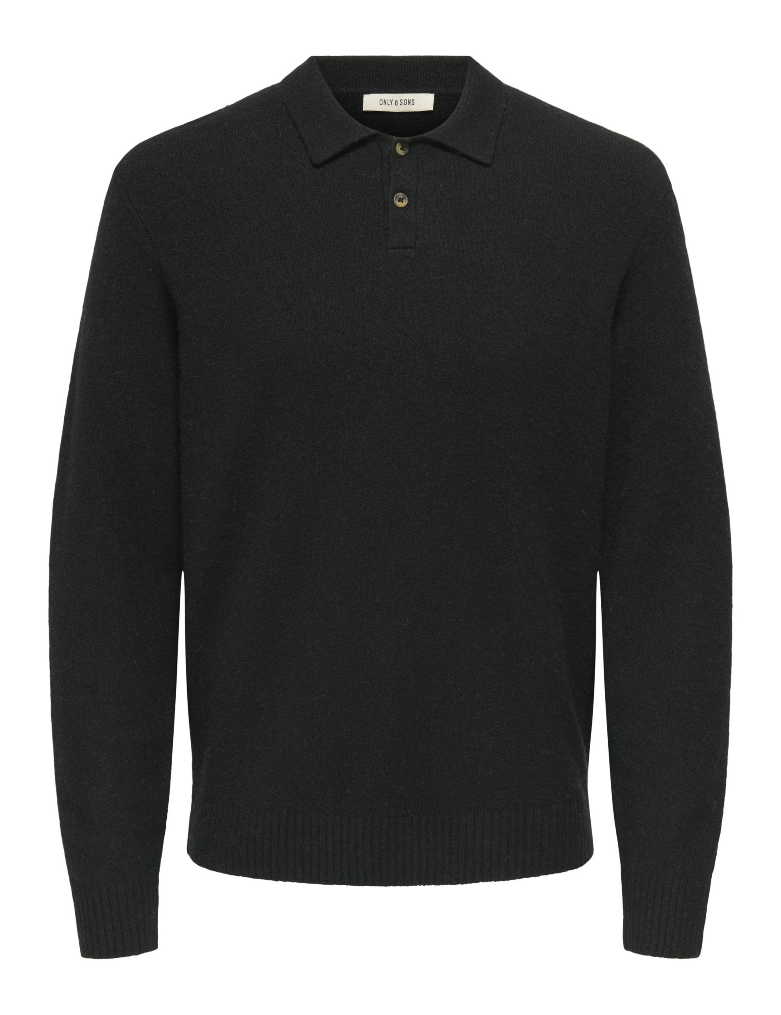 Wool Blend Knitted Polo Shirt 1 of 2
