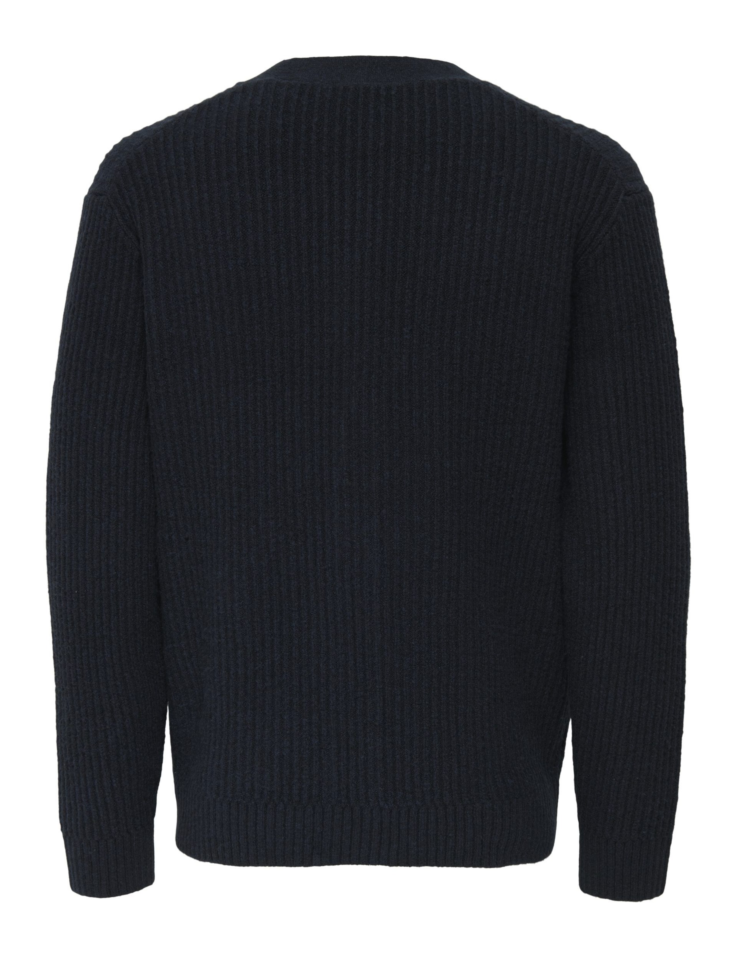 Cotton Rich Textured V-Neck Cardigan 2 of 2