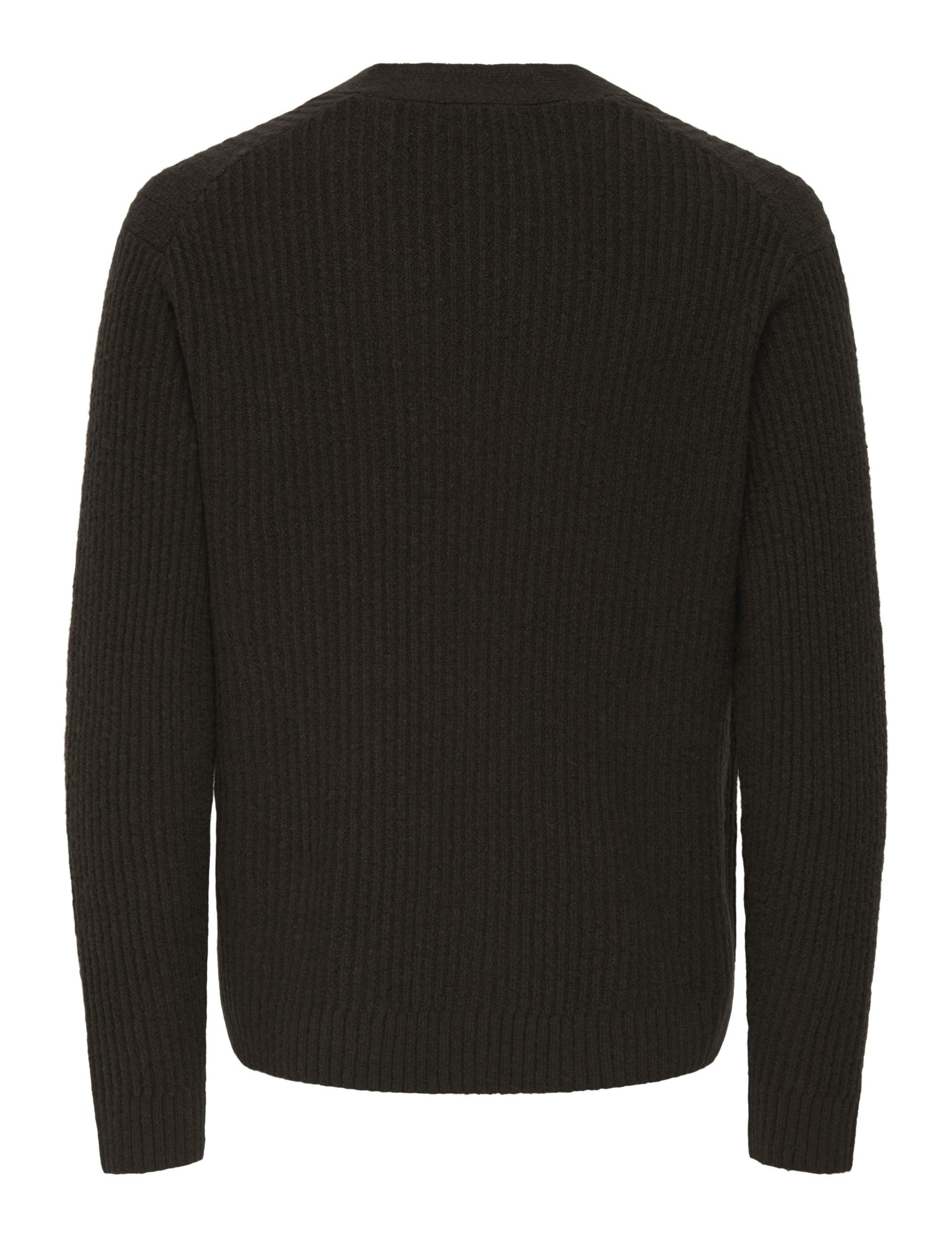 Cotton Rich Textured V-Neck Cardigan 2 of 2