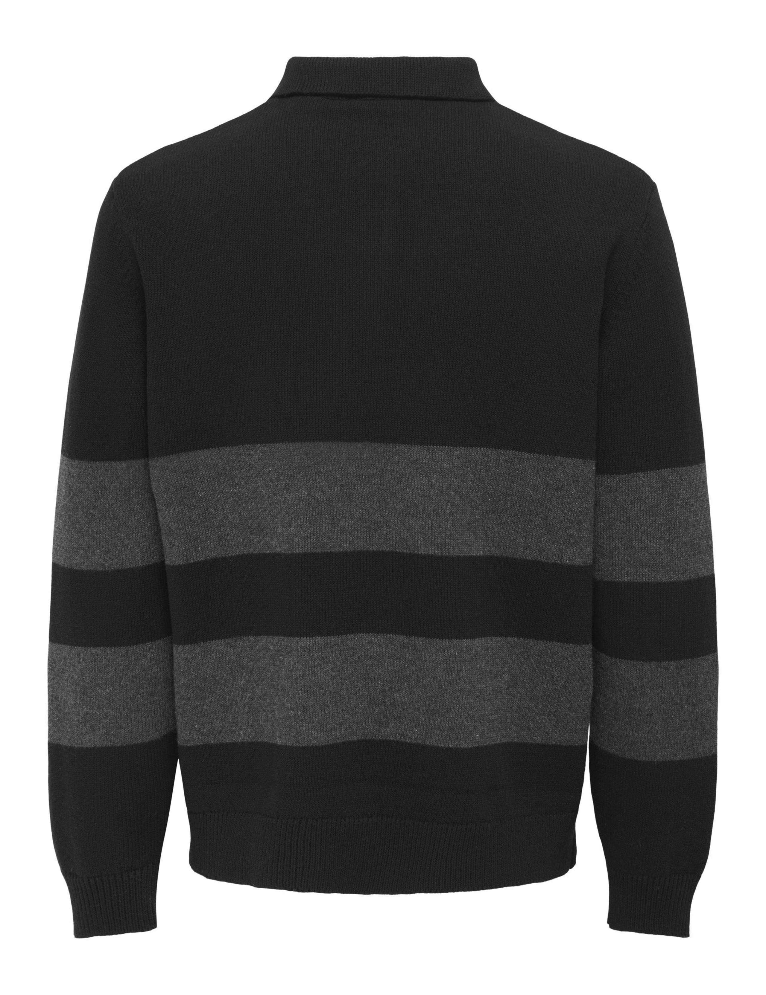 Cotton Rich Striped Knitted Polo Shirt 2 of 2