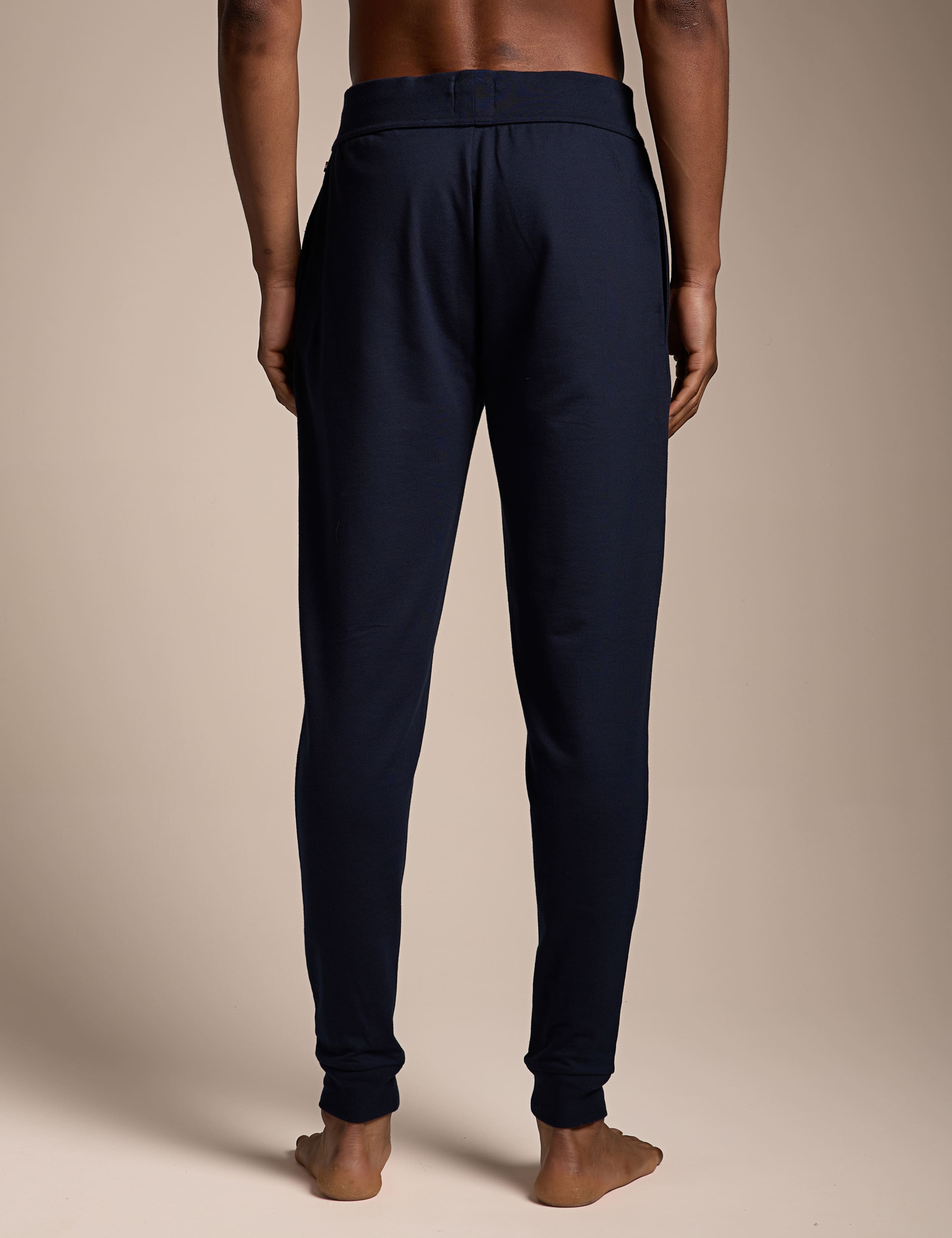 Stripe Detail Cuffed Pure Cotton Joggers 4 of 4