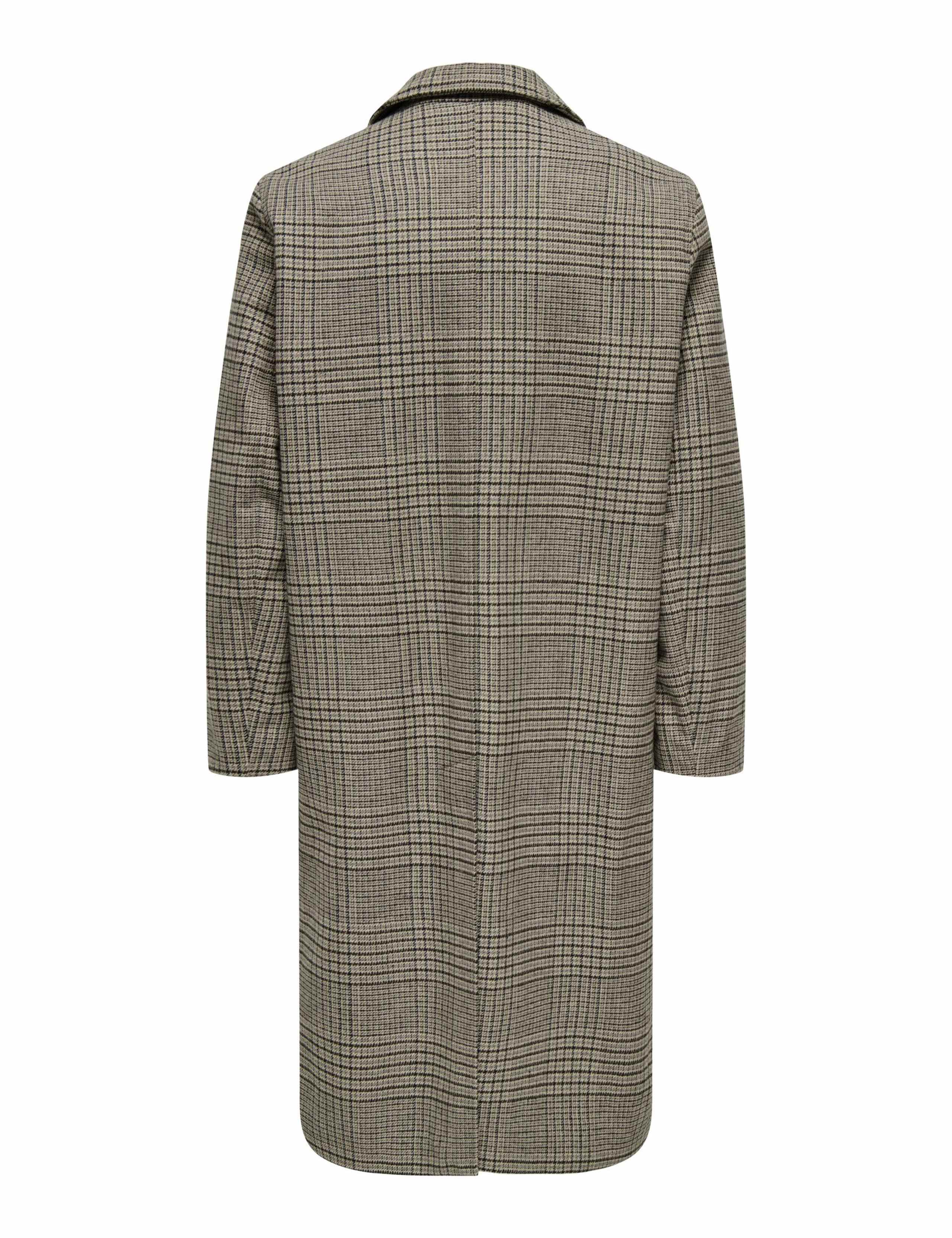Wool Blend Check Coat 2 of 2
