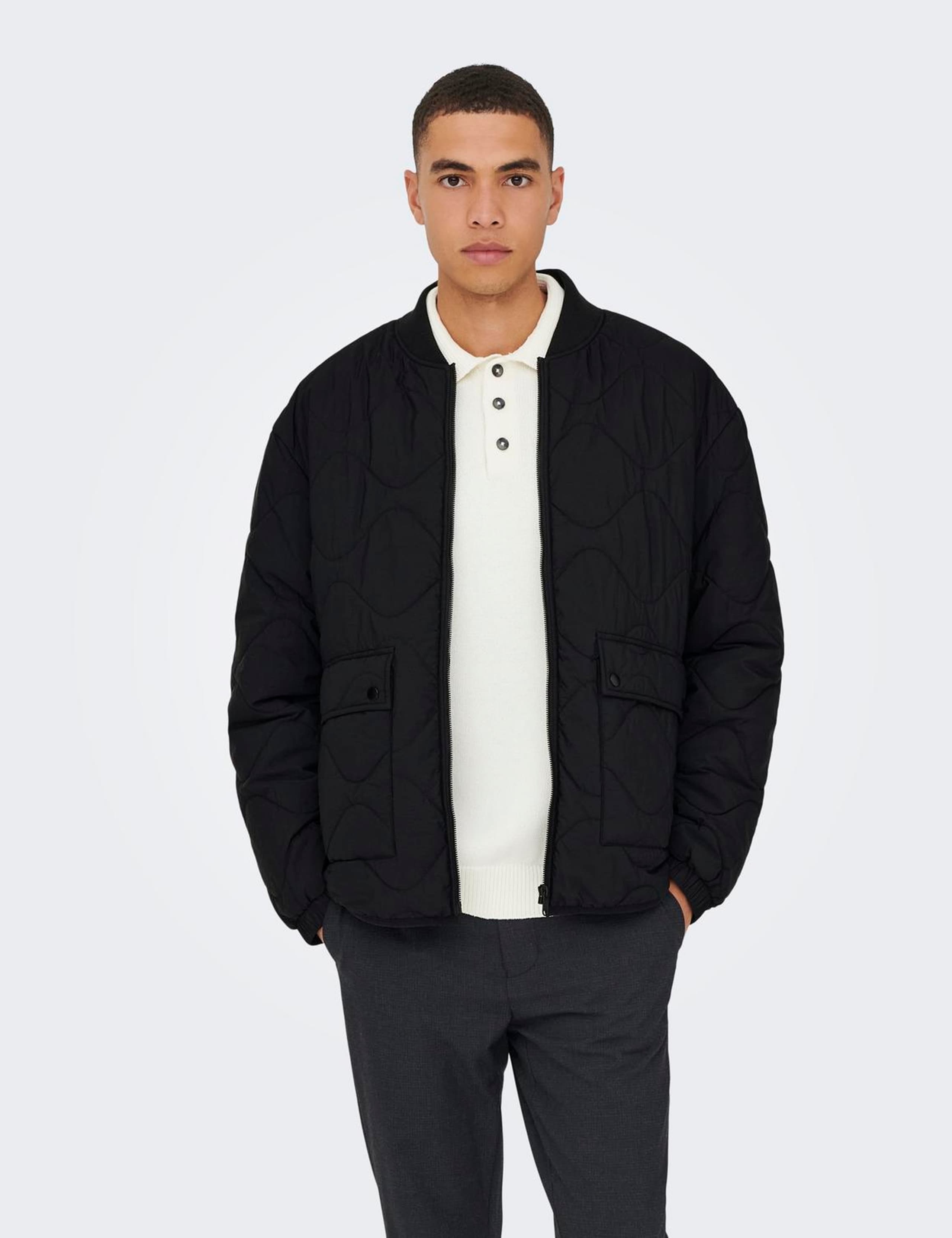 Quilted Bomber Jacket 6 of 6