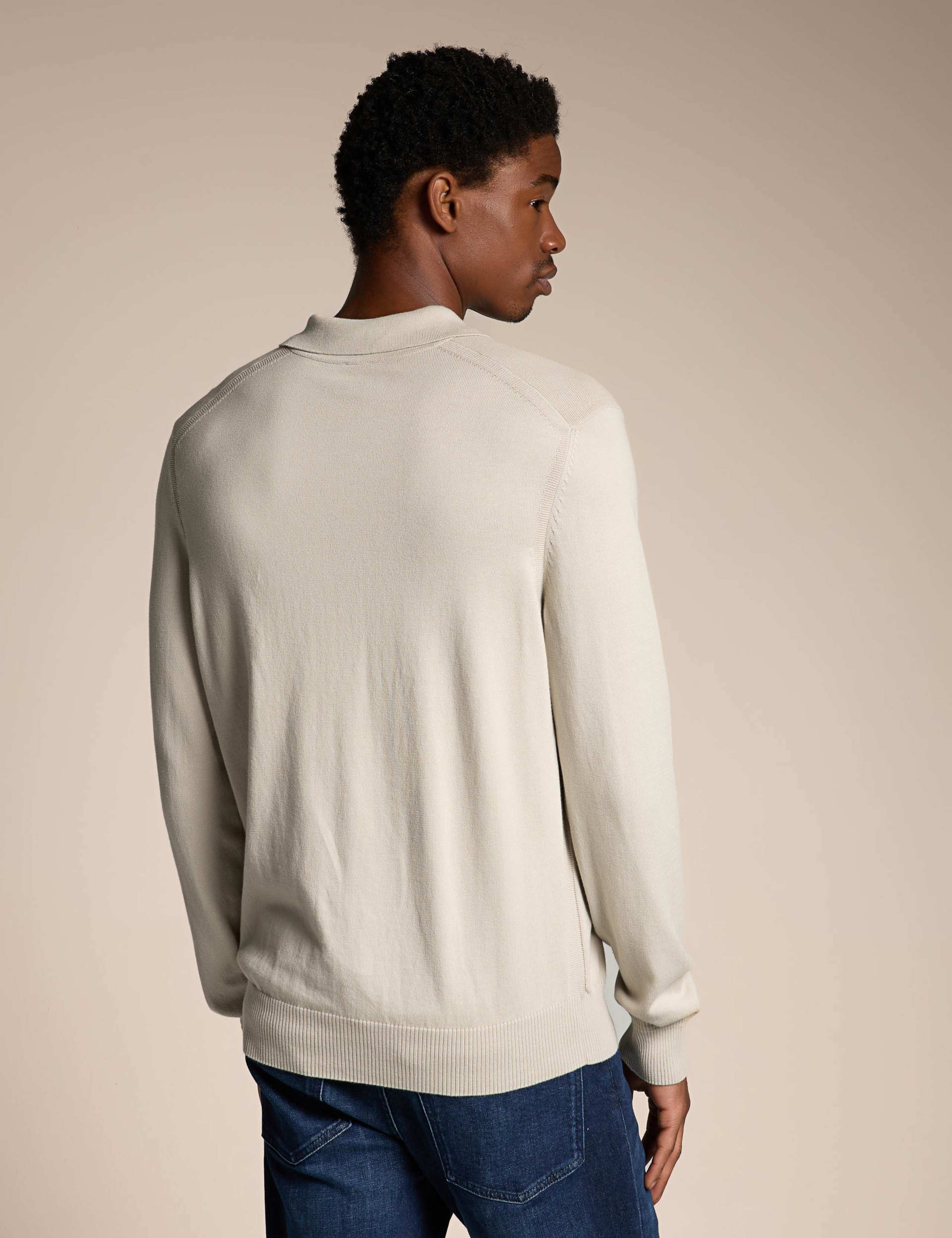 Cotton Rich Knitted Polo Shirt 3 of 4
