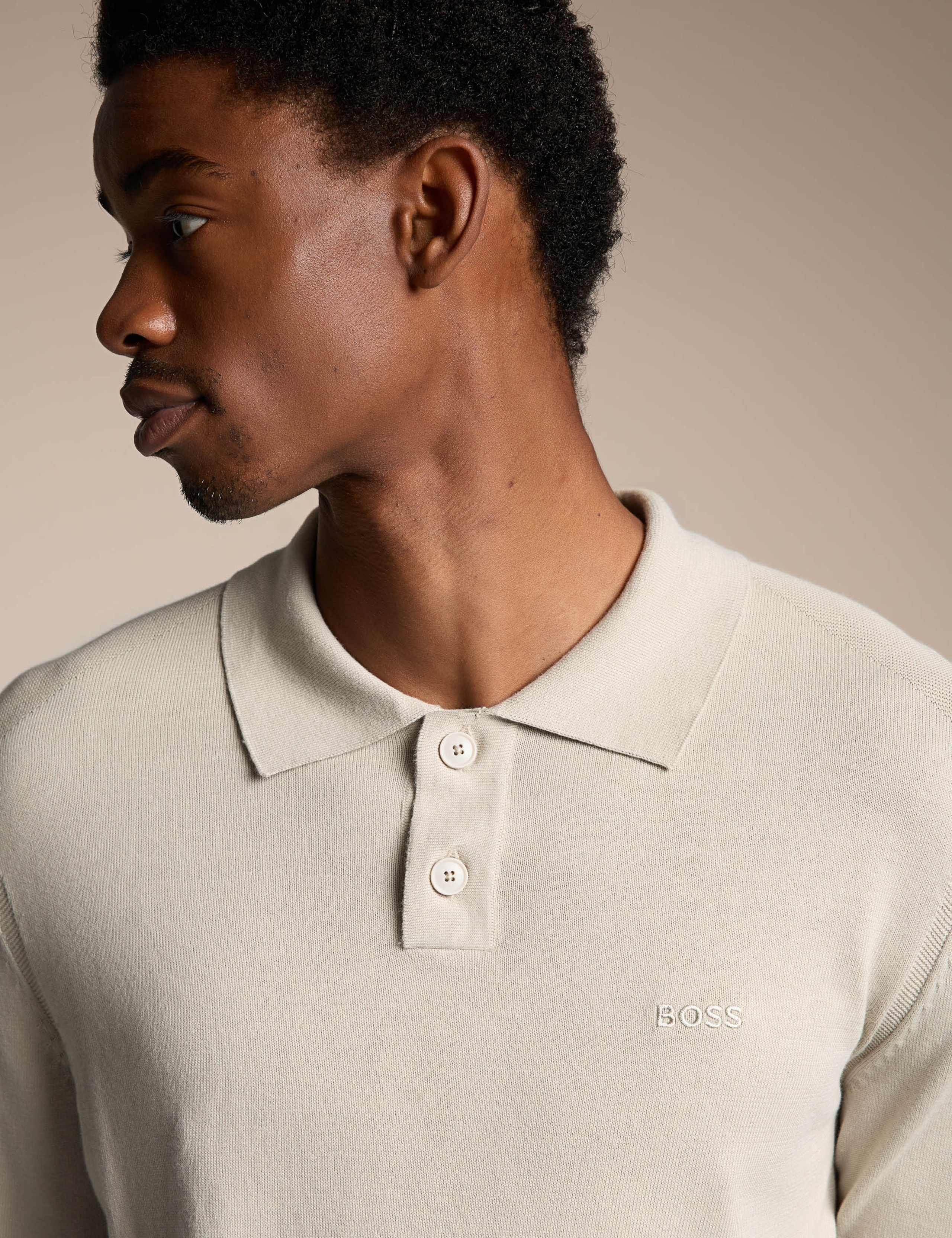 Cotton Rich Knitted Polo Shirt 4 of 4