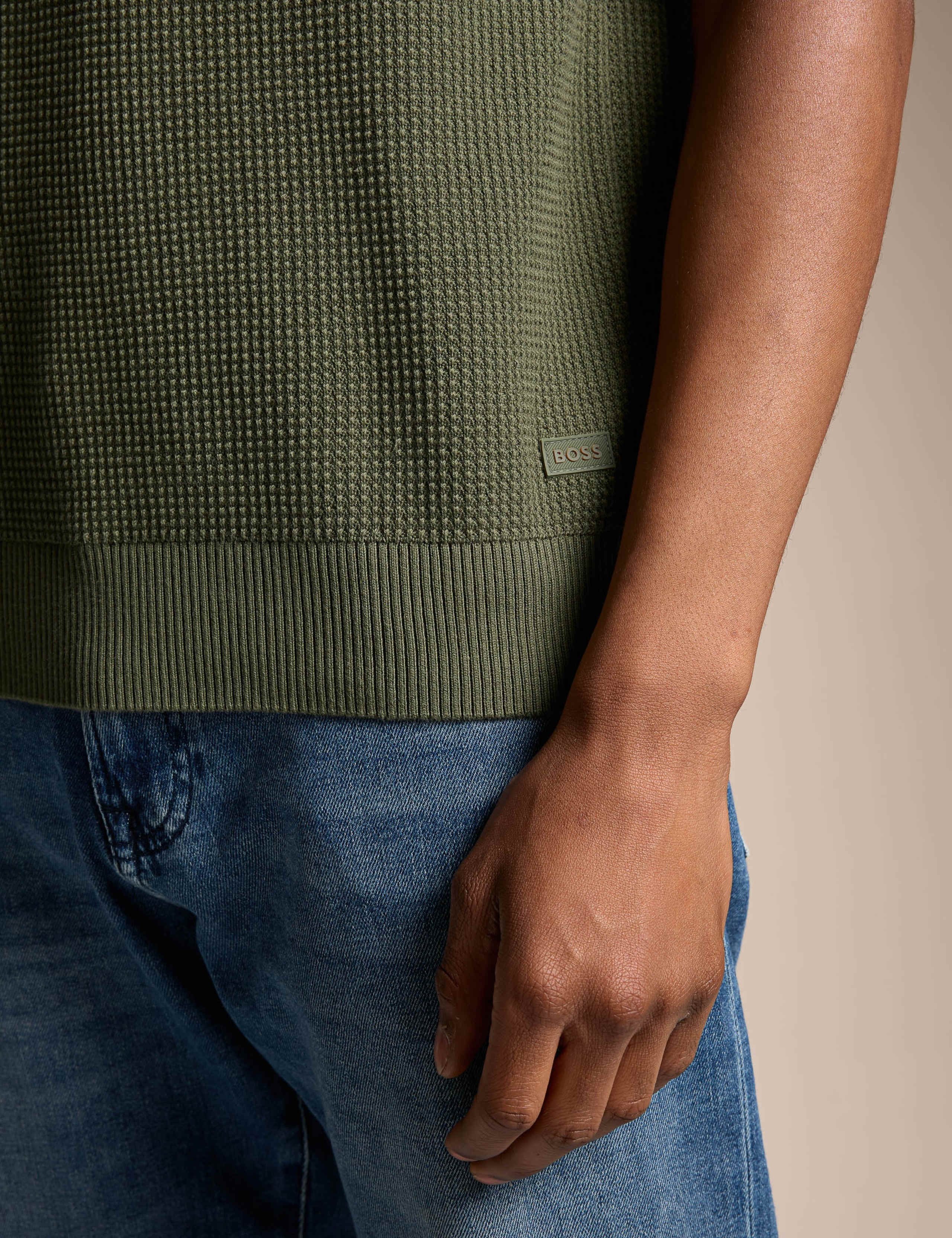 Pure Cotton Knitted Polo Shirt 4 of 4