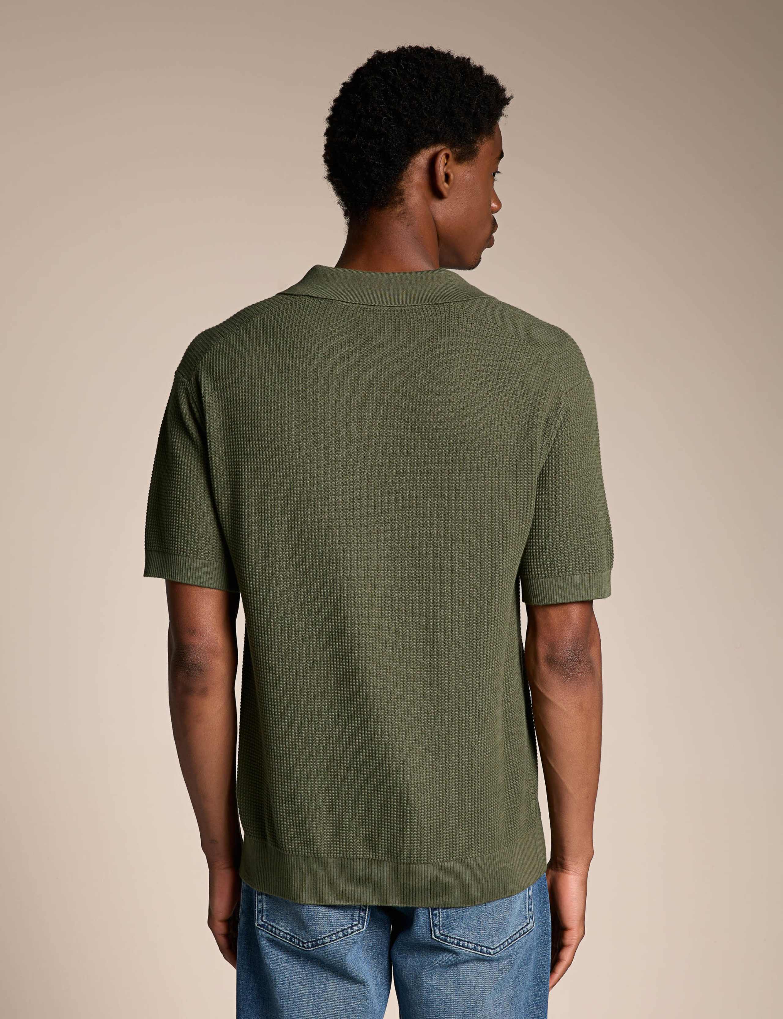 Pure Cotton Knitted Polo Shirt 5 of 5