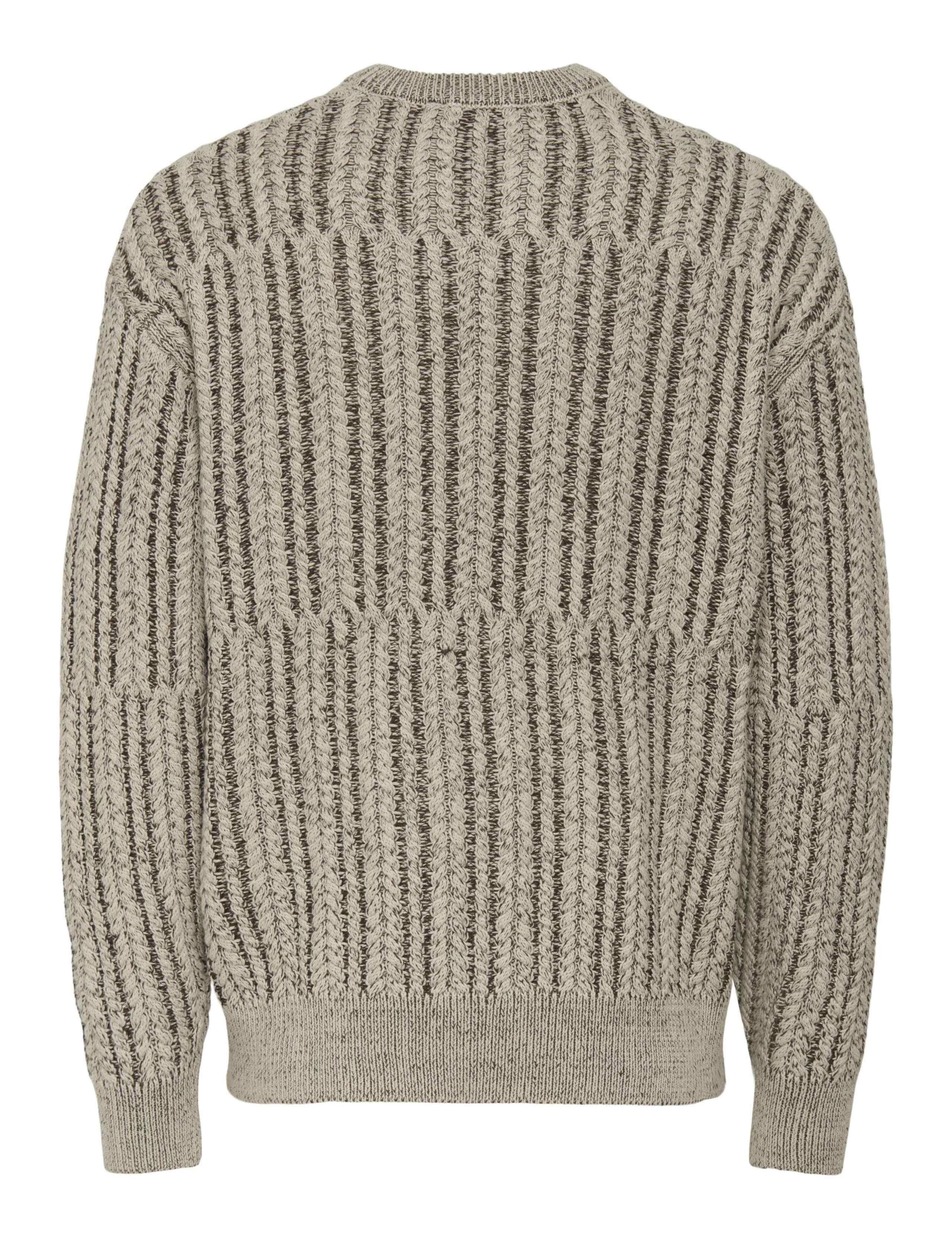 Cotton Rich Cable Knit Crew Neck Jumper 2 of 2