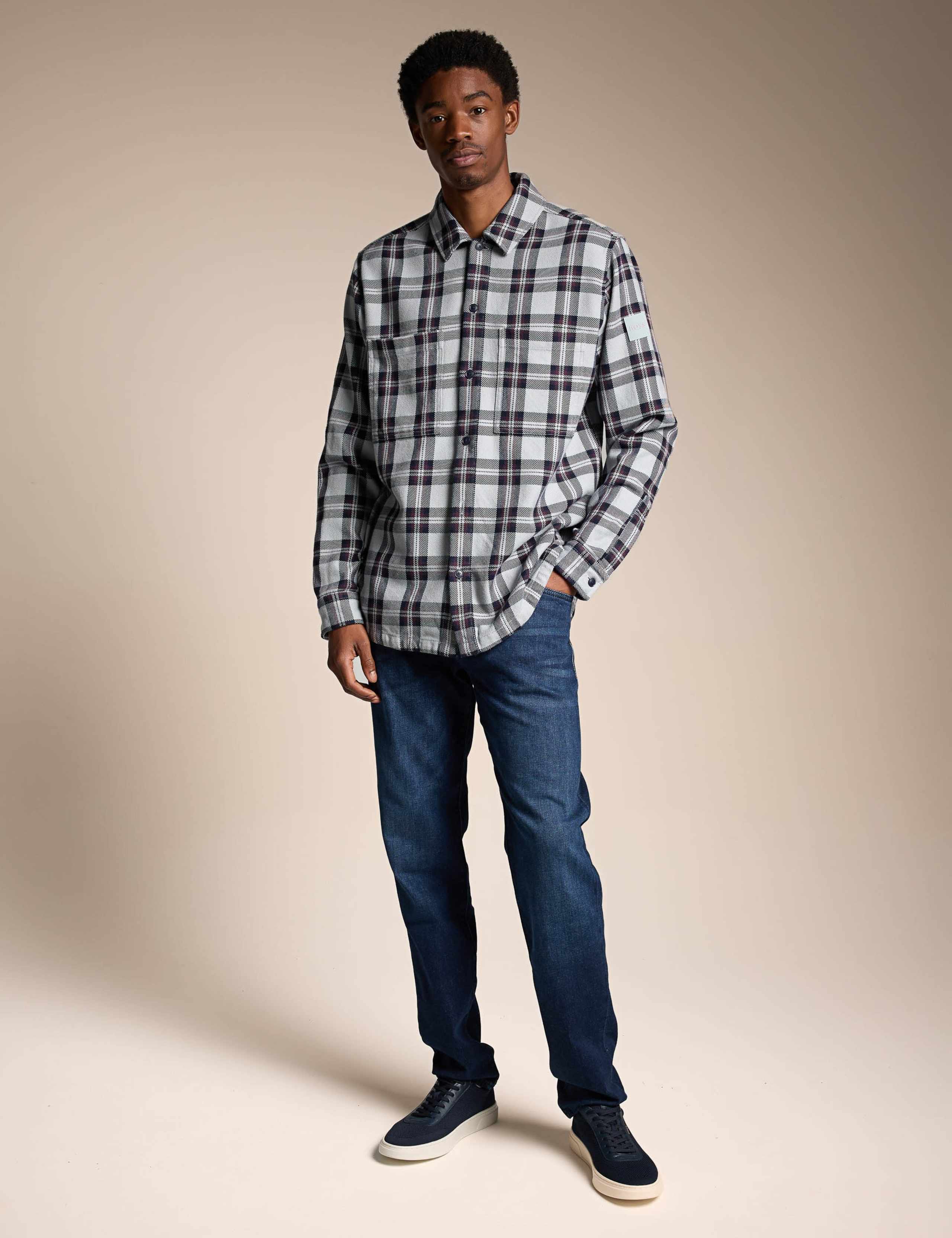 Relaxed Fit Pure Cotton Checked Flannel Shirt 2 of 4