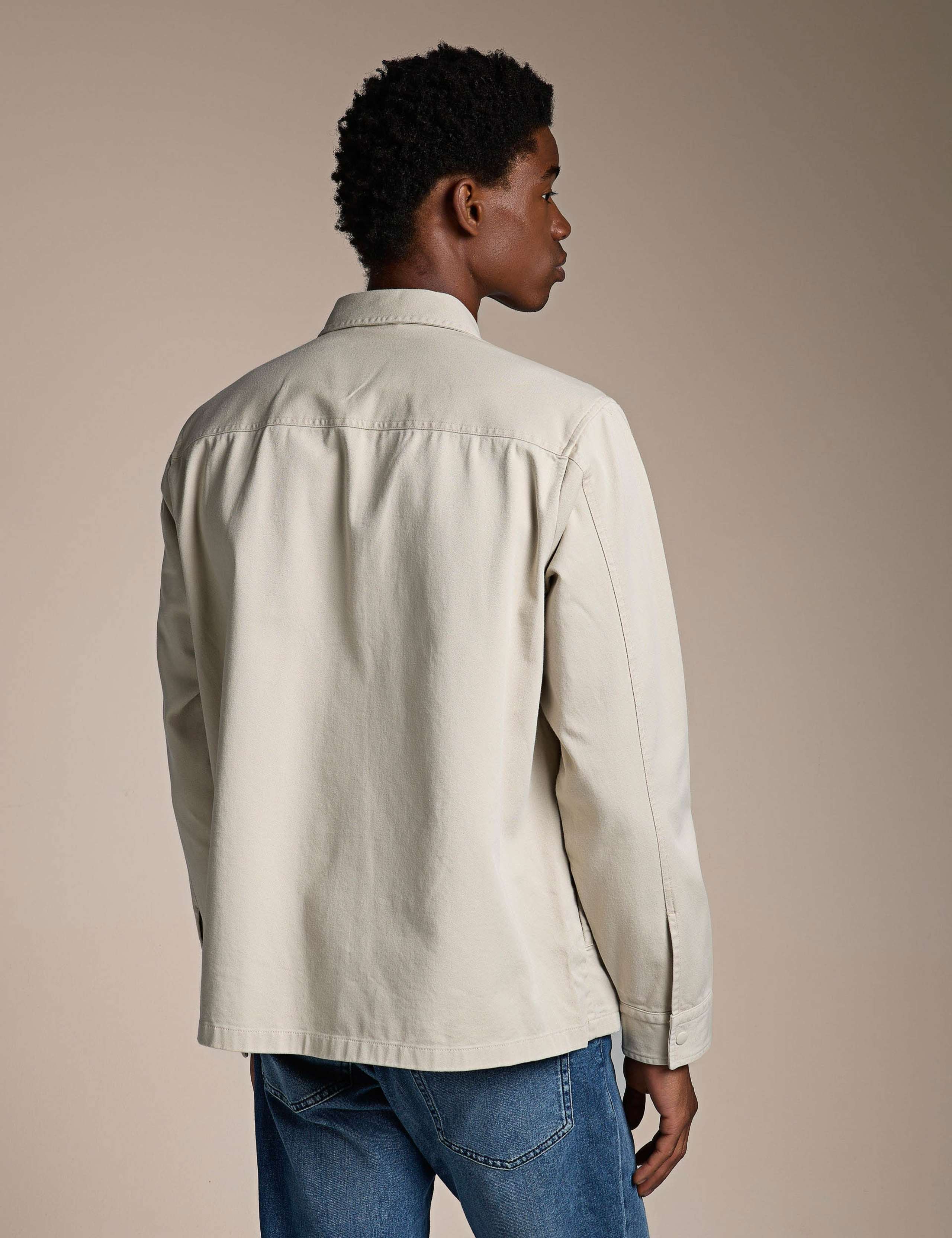 Regular Fit Pure Cotton Overshirt 4 of 5