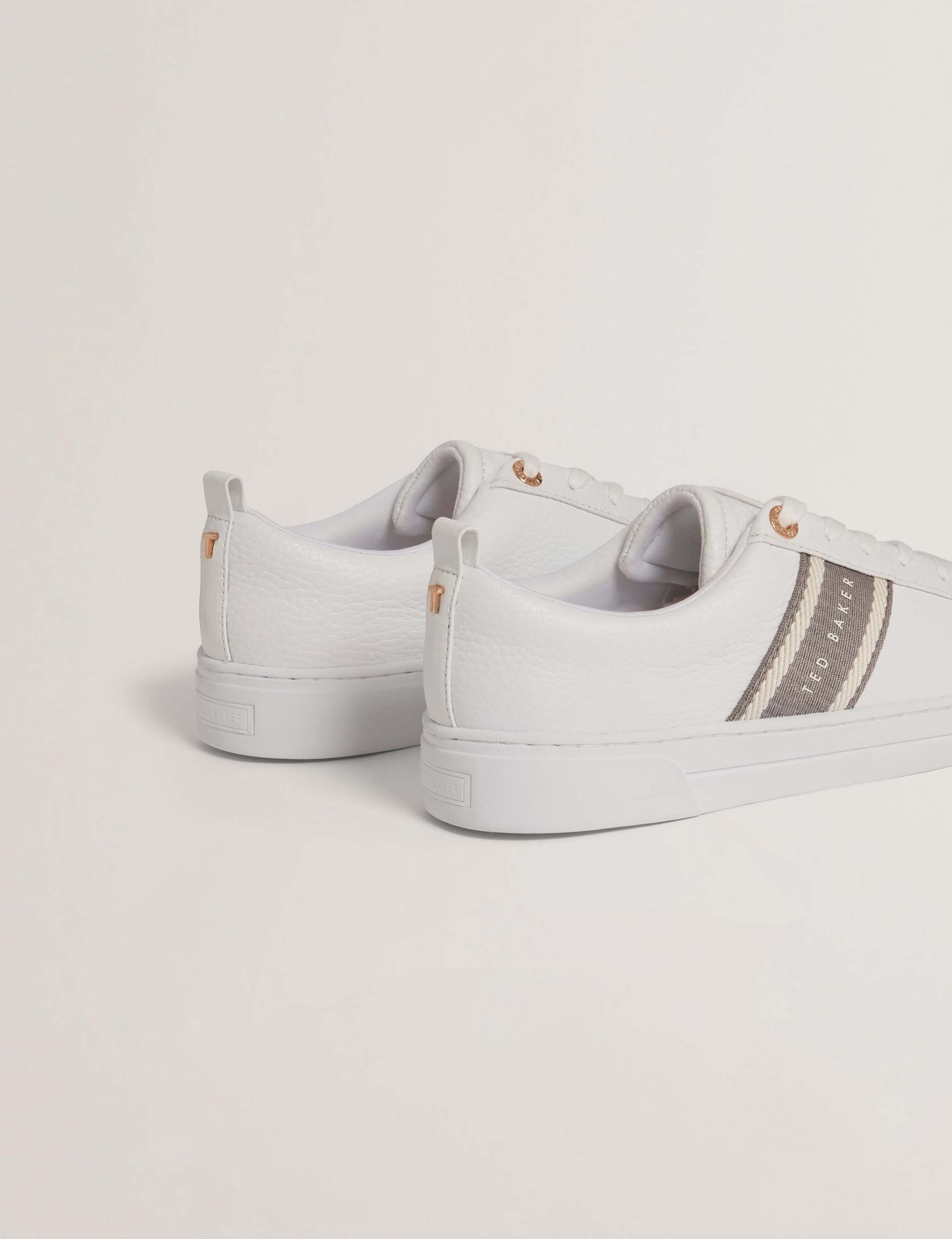 Leather Webbing Side Detail Trainers 3 of 4