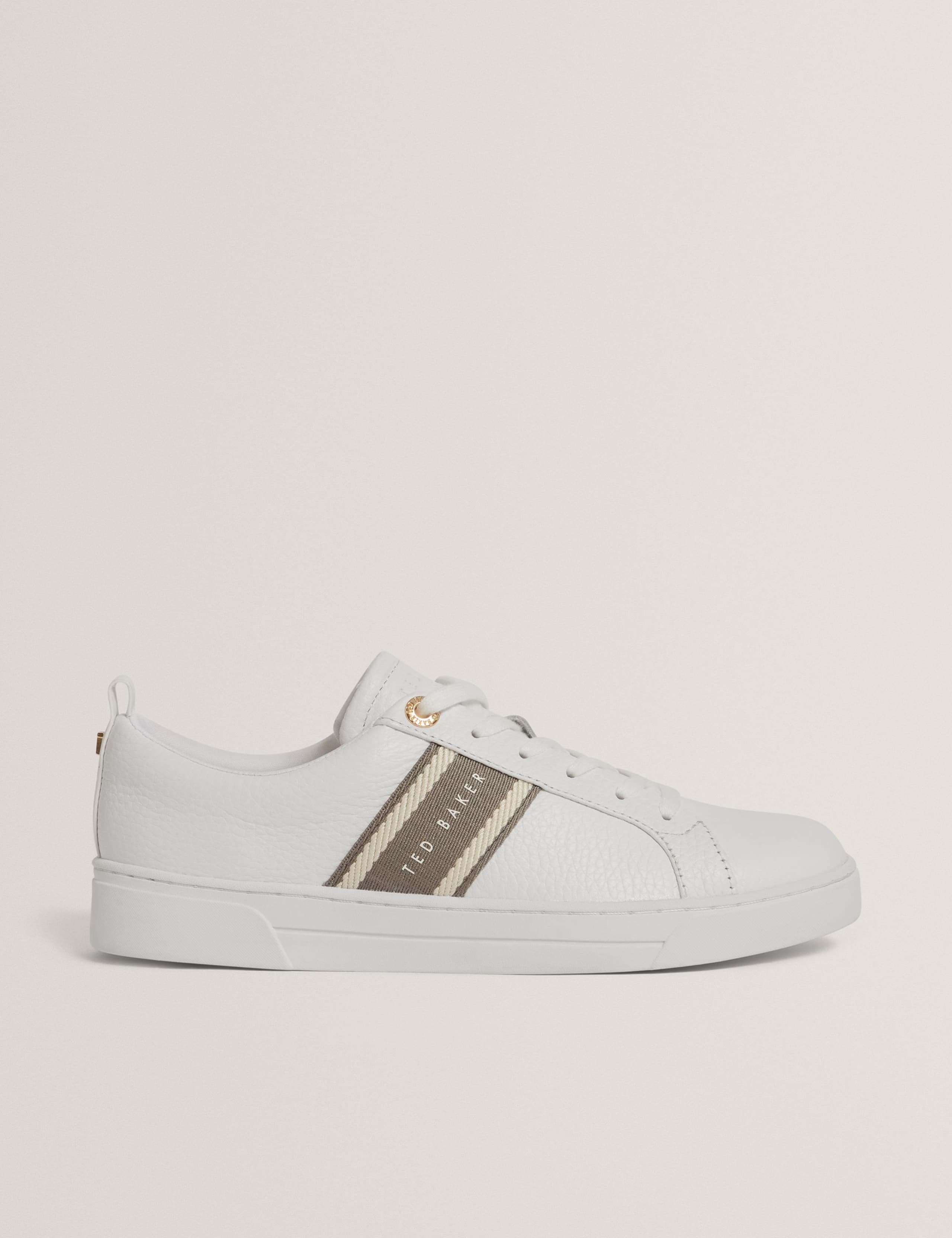 Leather Webbing Side Detail Trainers 4 of 4