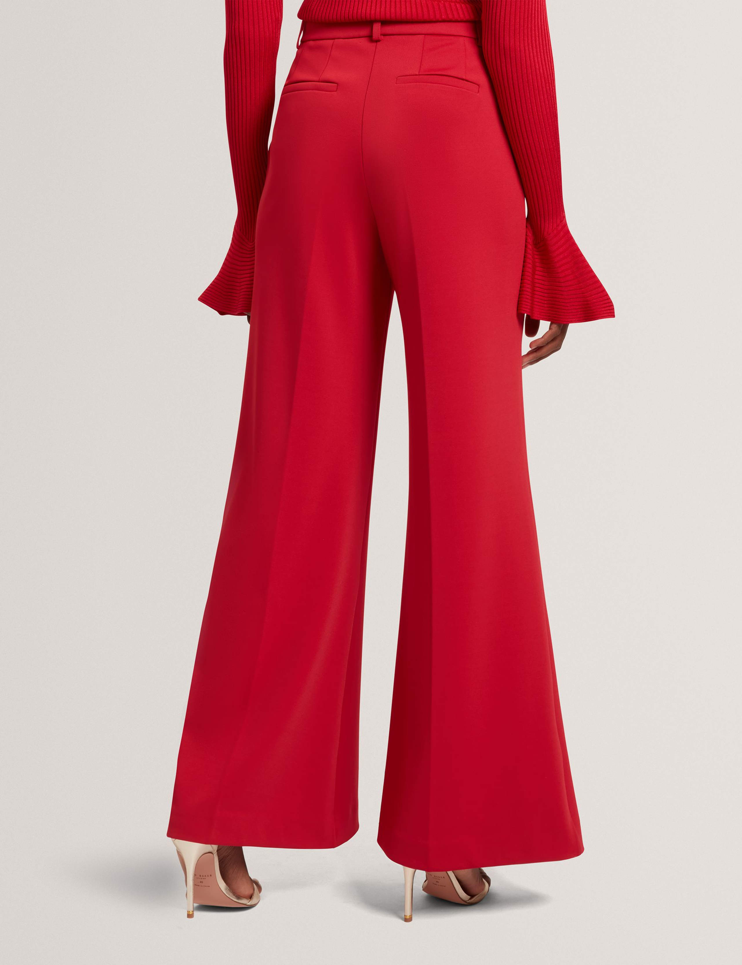 Ponte Wide Leg Trousers 4 of 7