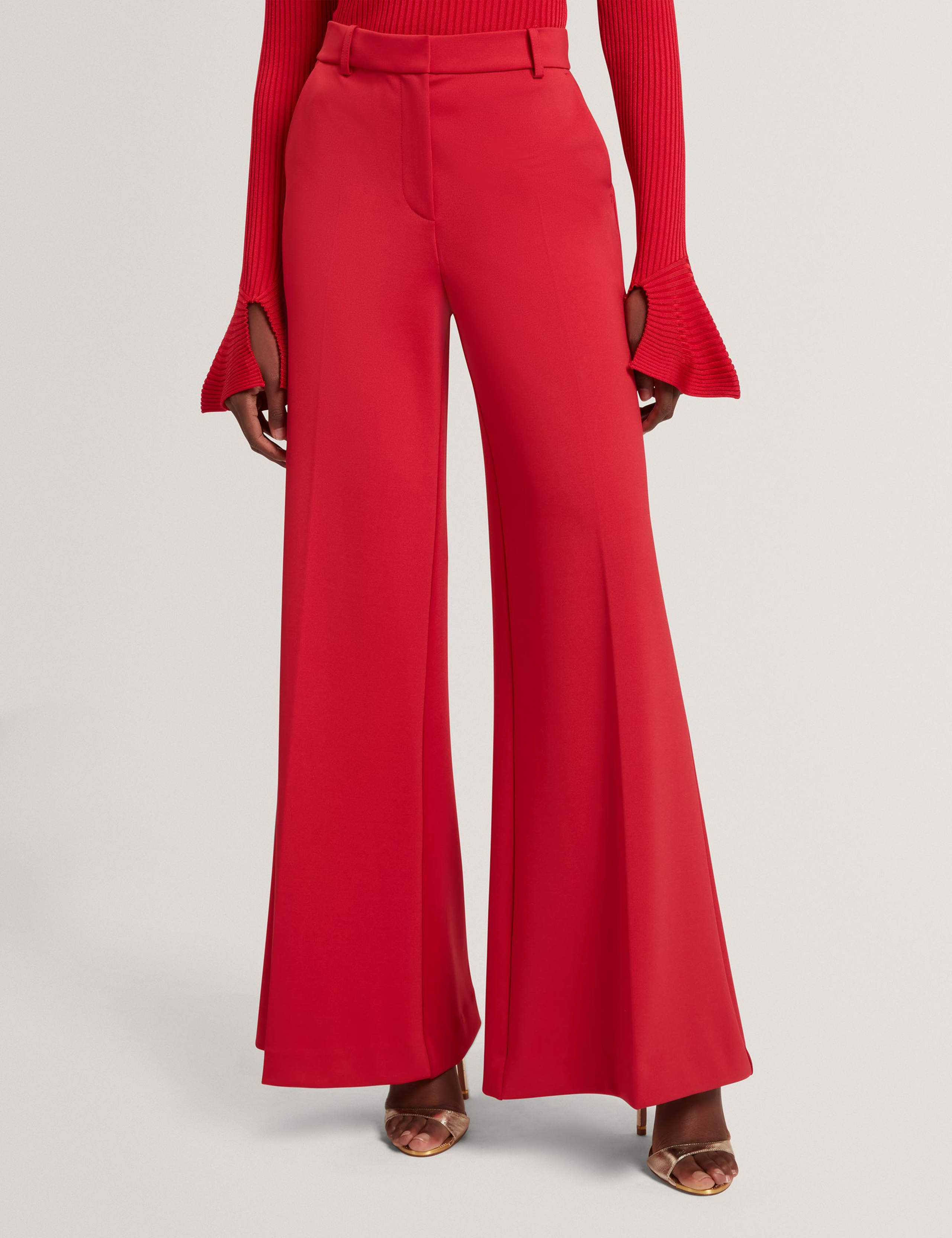 Ponte Wide Leg Trousers 7 of 7