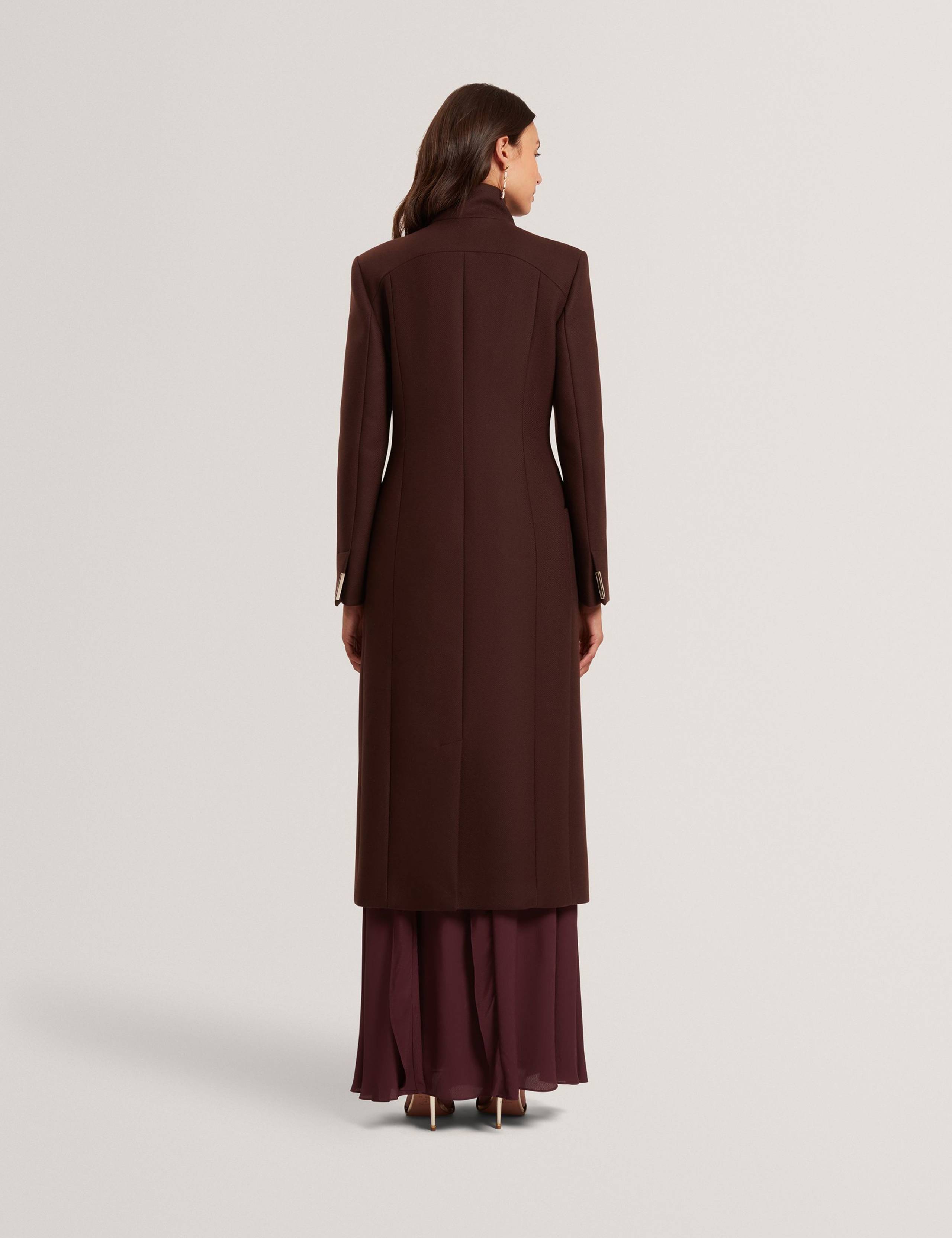 Wool Rich Longline Wrap Coat 4 of 4