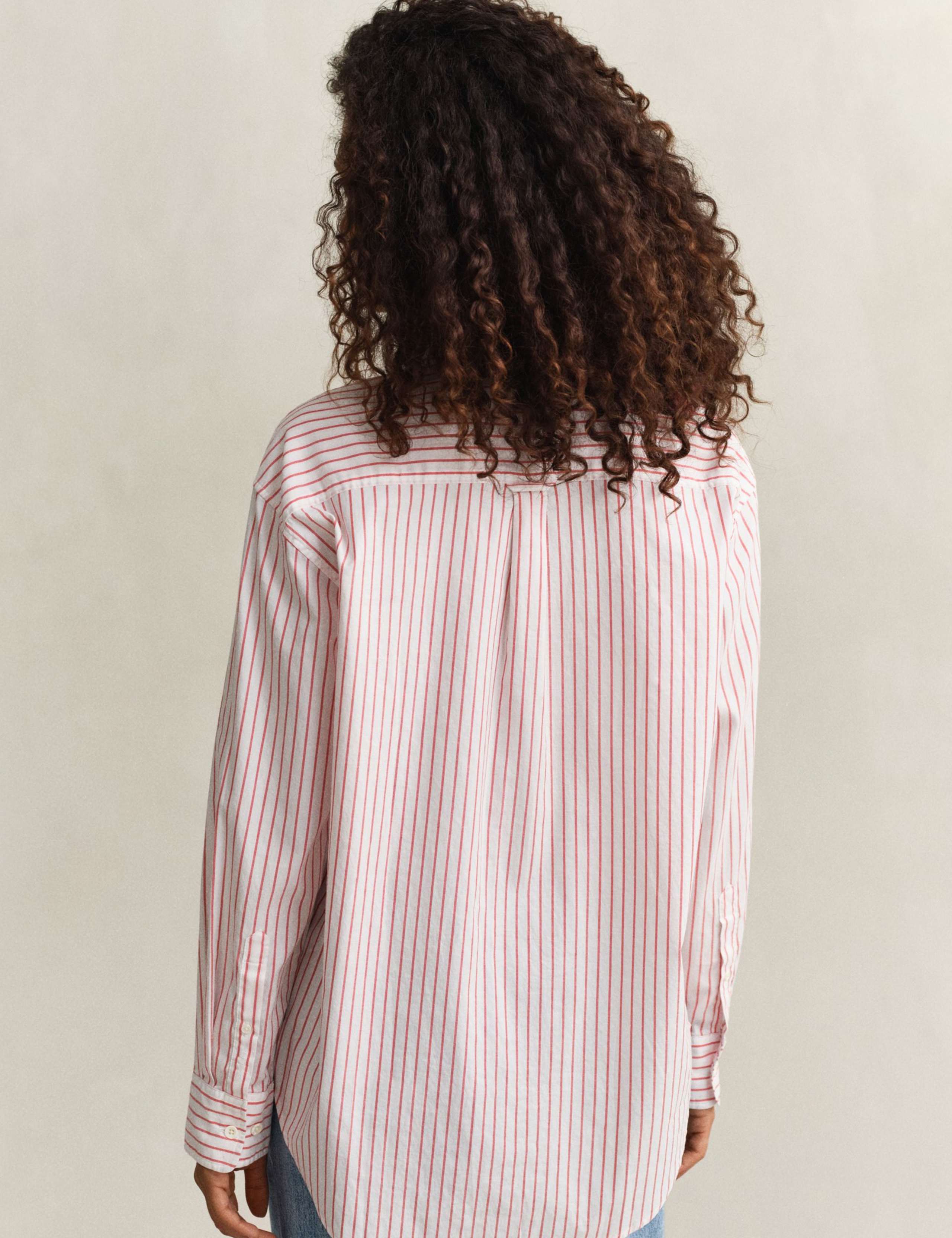 Relaxed Fit Striped Luxury Oxford Shirt 5 of 8