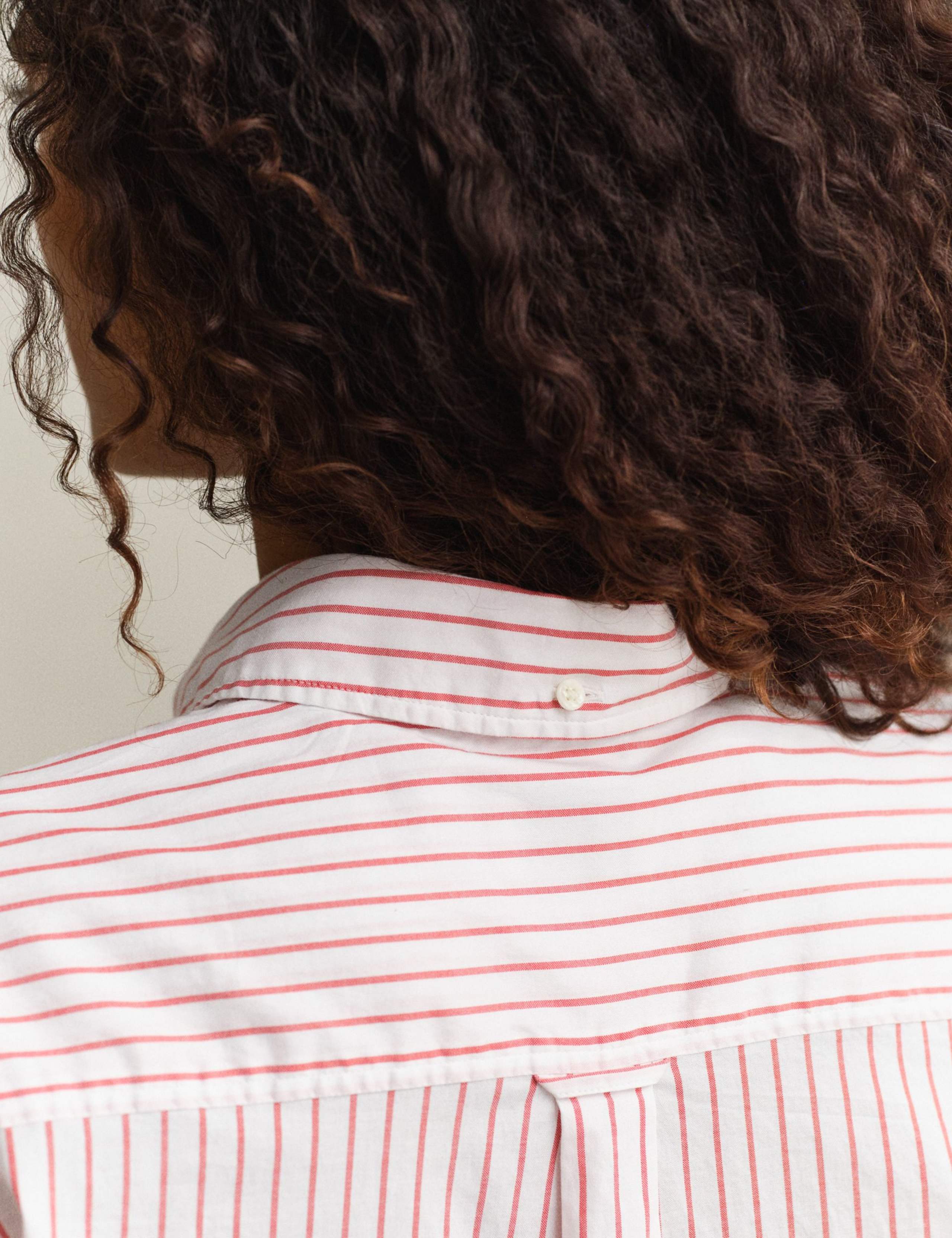 Relaxed Fit Striped Luxury Oxford Shirt 6 of 8