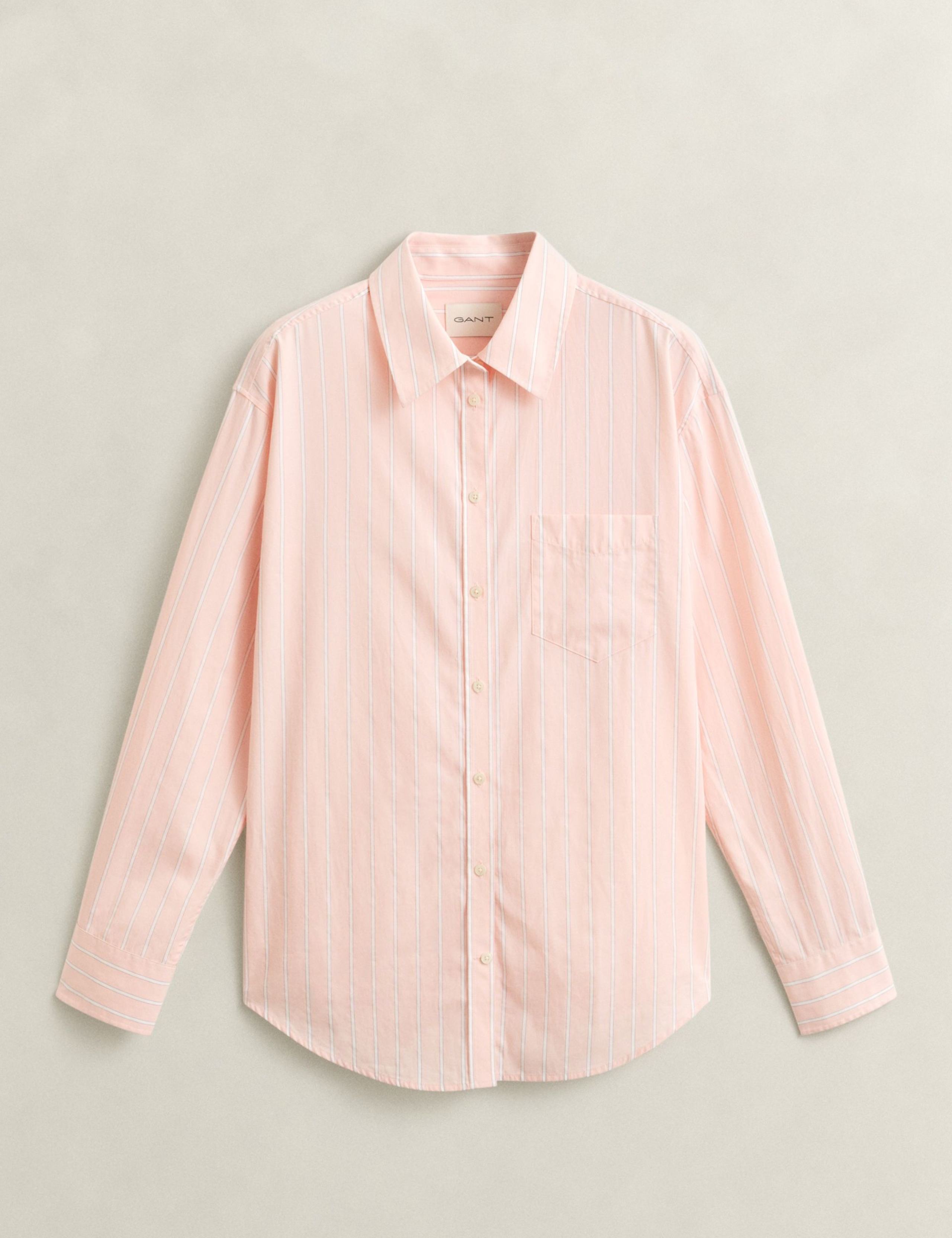 Pure Cotton Poplin Striped Shirt 2 of 7