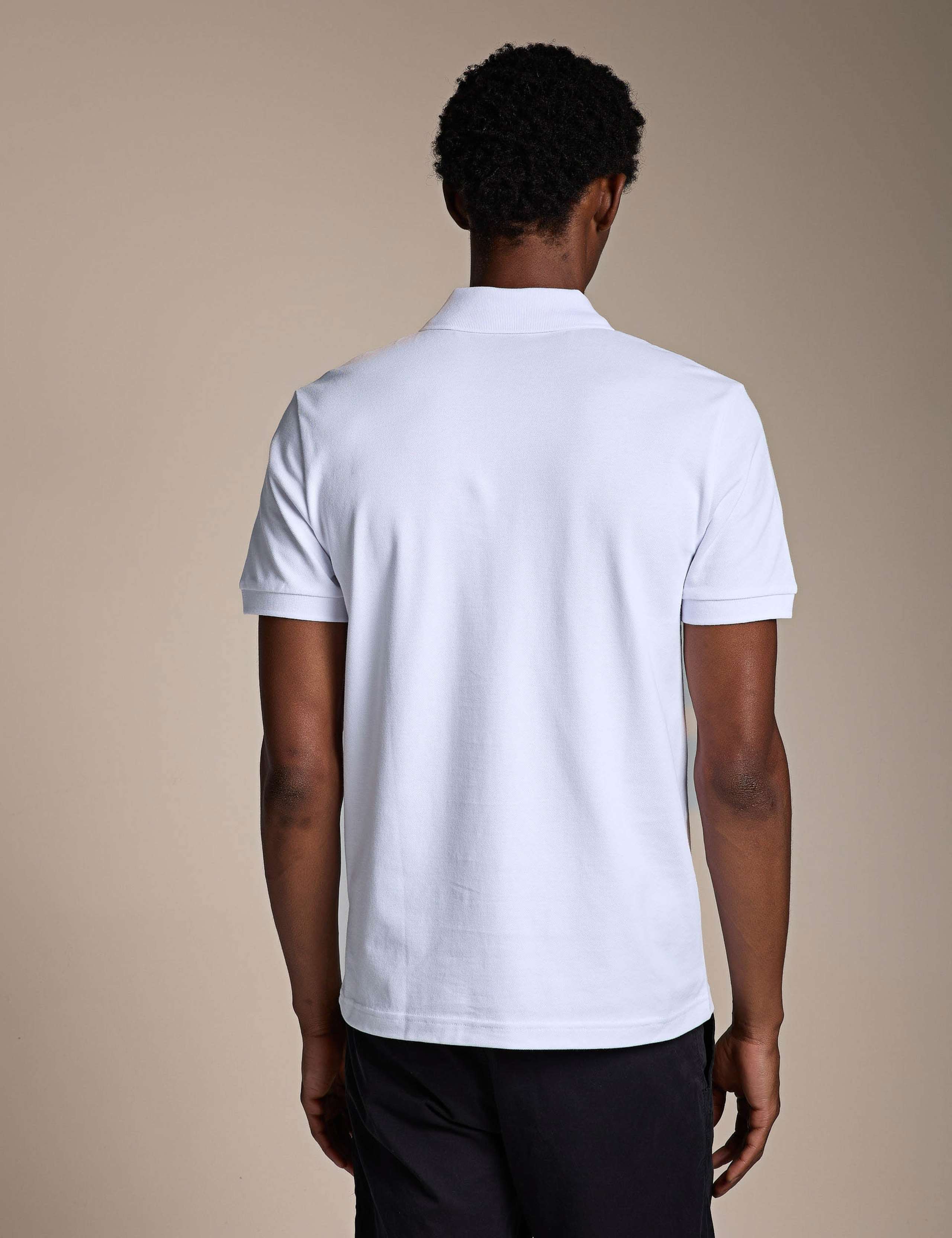 Slim Fit Cotton Rich Zip Polo Shirt 2 of 4