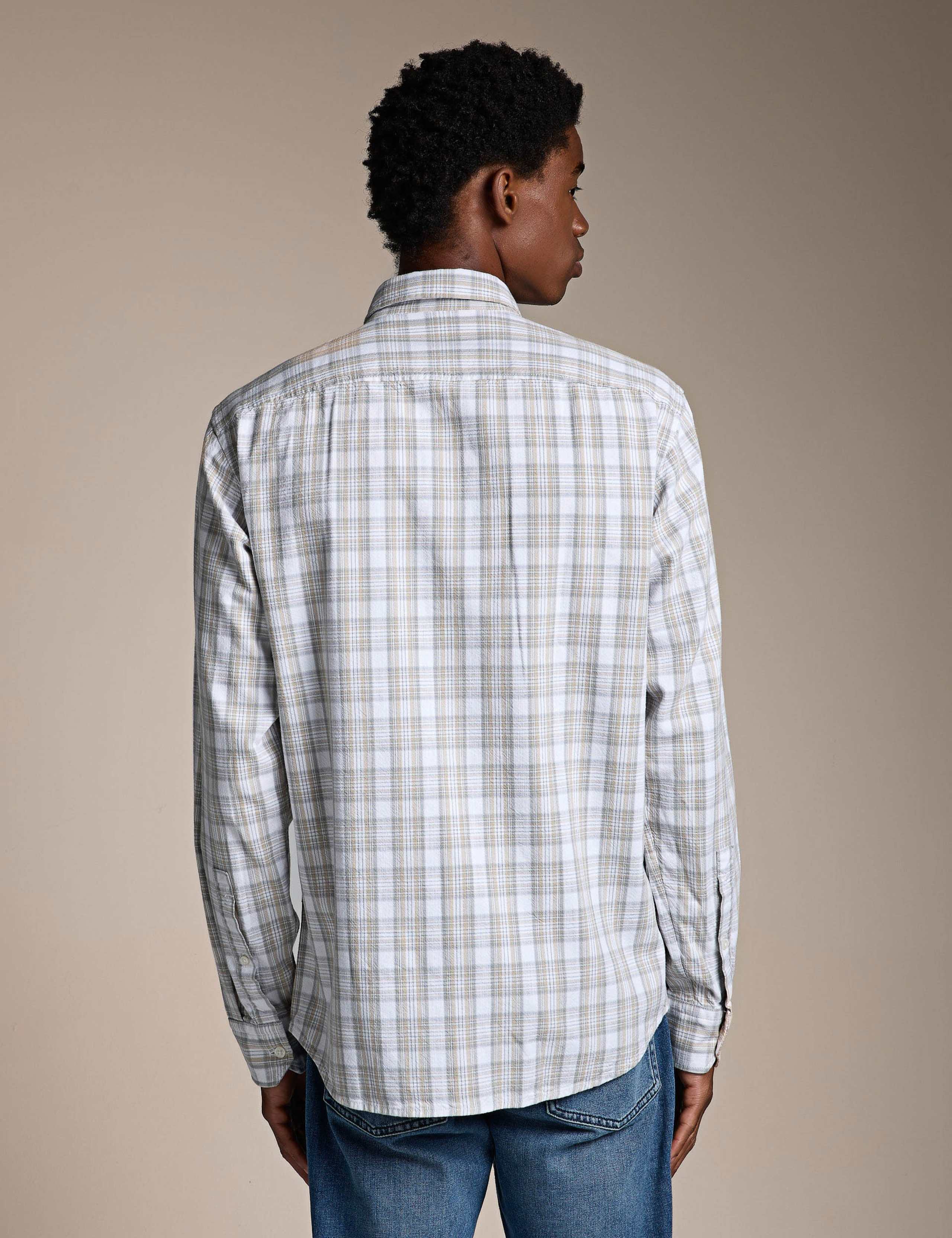 Regular Fit Cotton Rich Checked Shirt 3 of 4