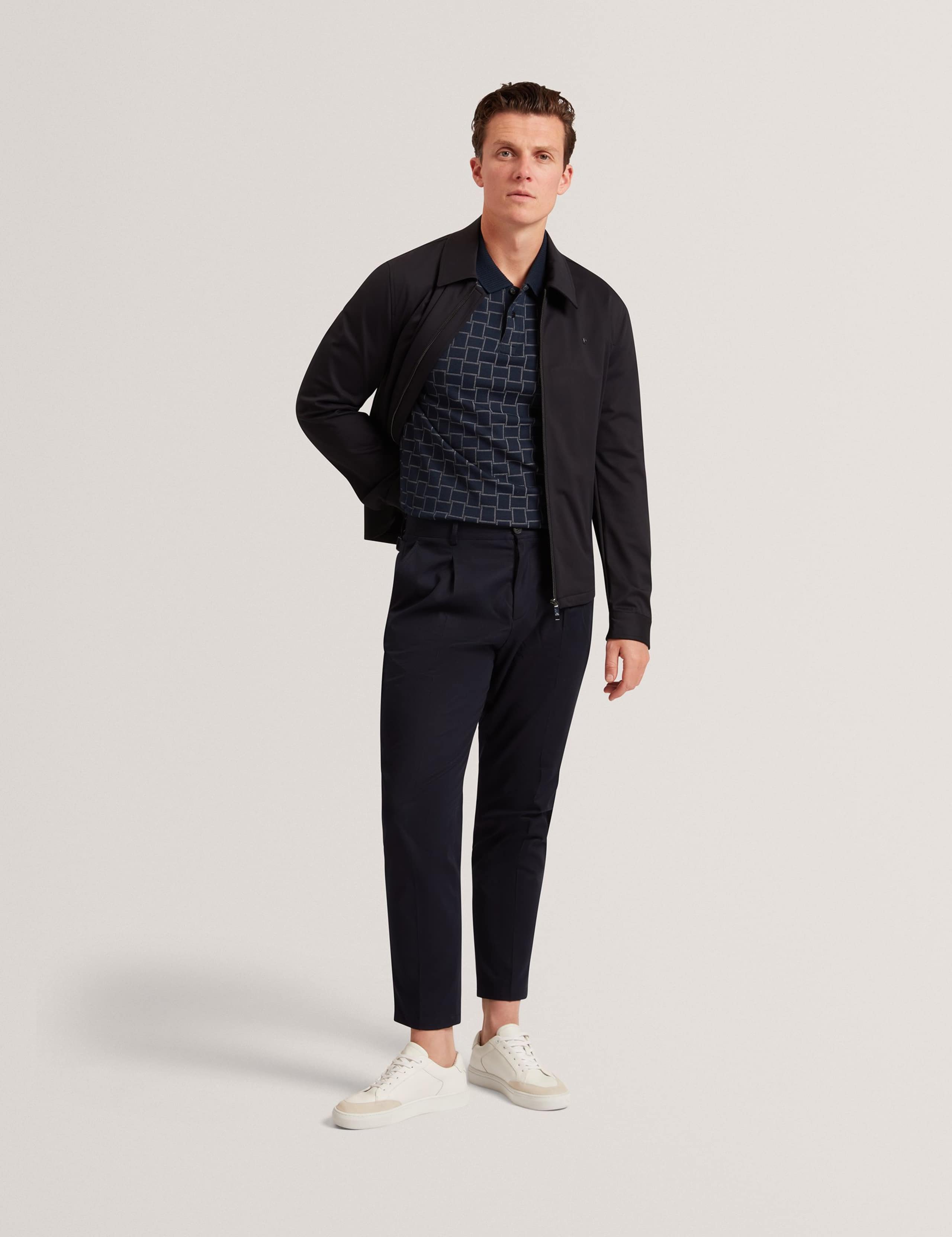 Geometric Jacquard Polo Shirt 2 of 4