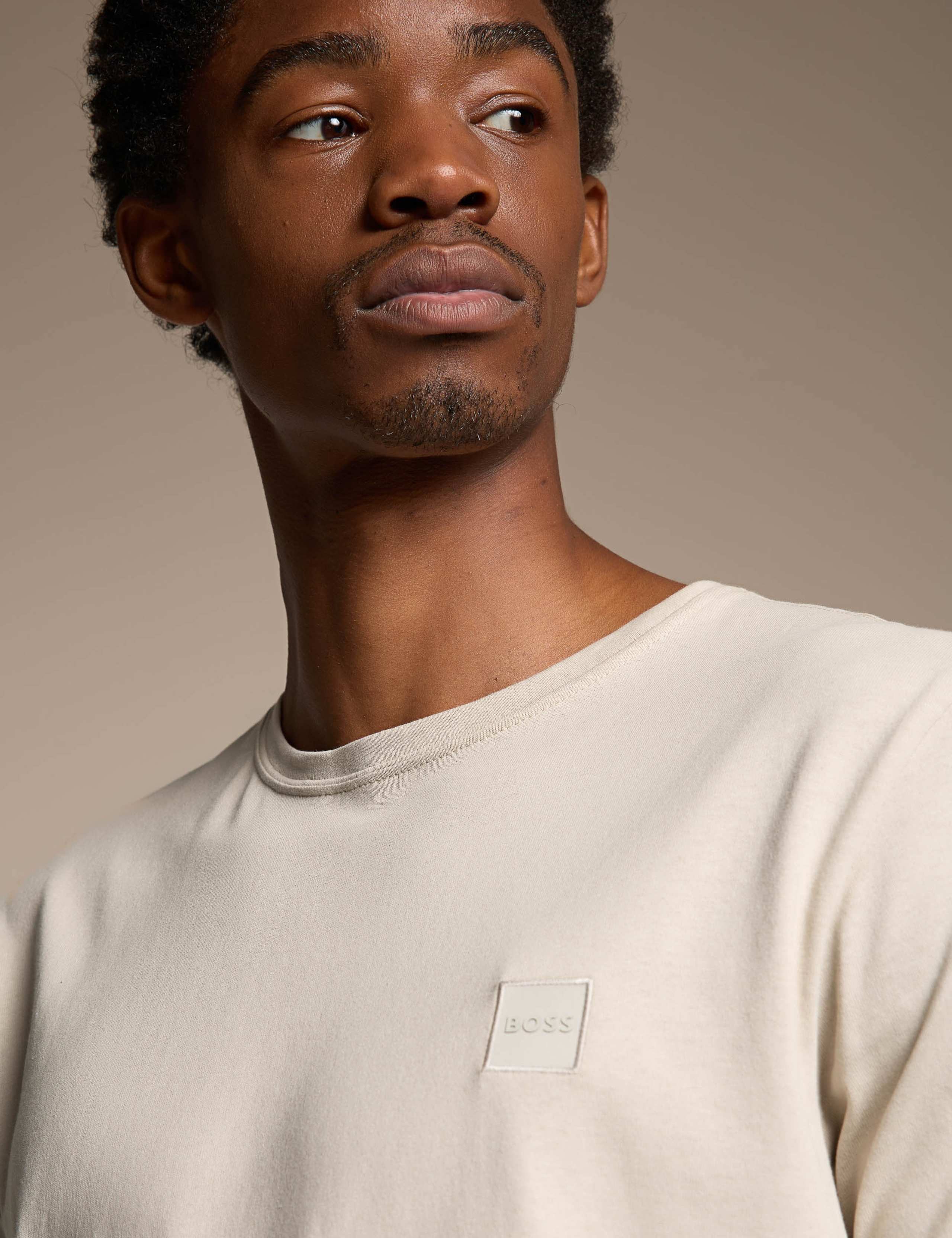 Pure Cotton Crew Neck T-Shirt 3 of 4