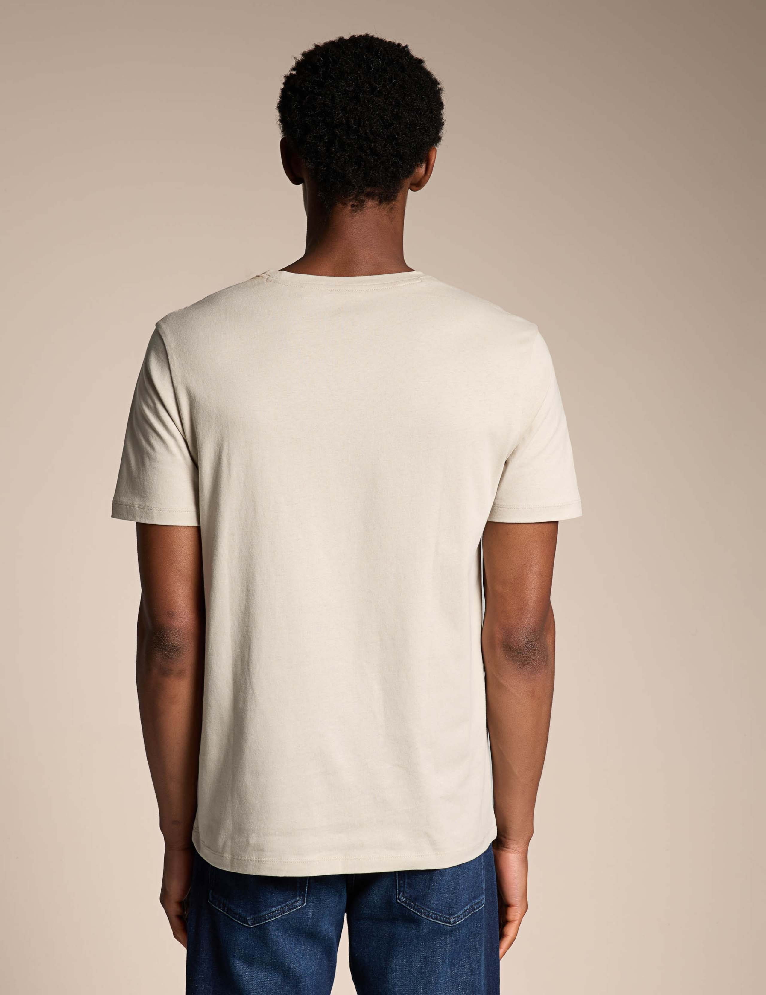 Pure Cotton Crew Neck T-Shirt 4 of 4