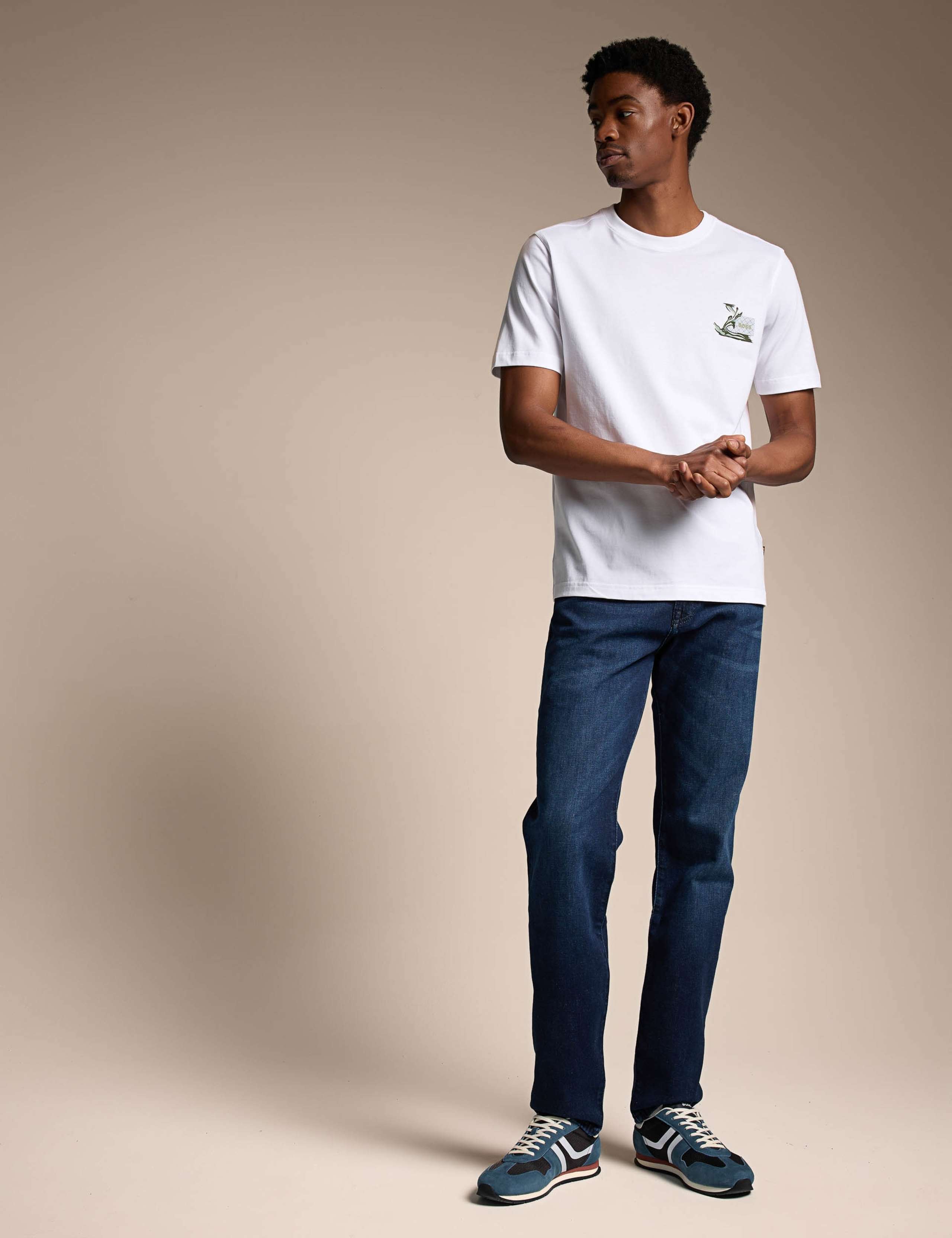 Pure Cotton Crew Neck T-Shirt 2 of 4